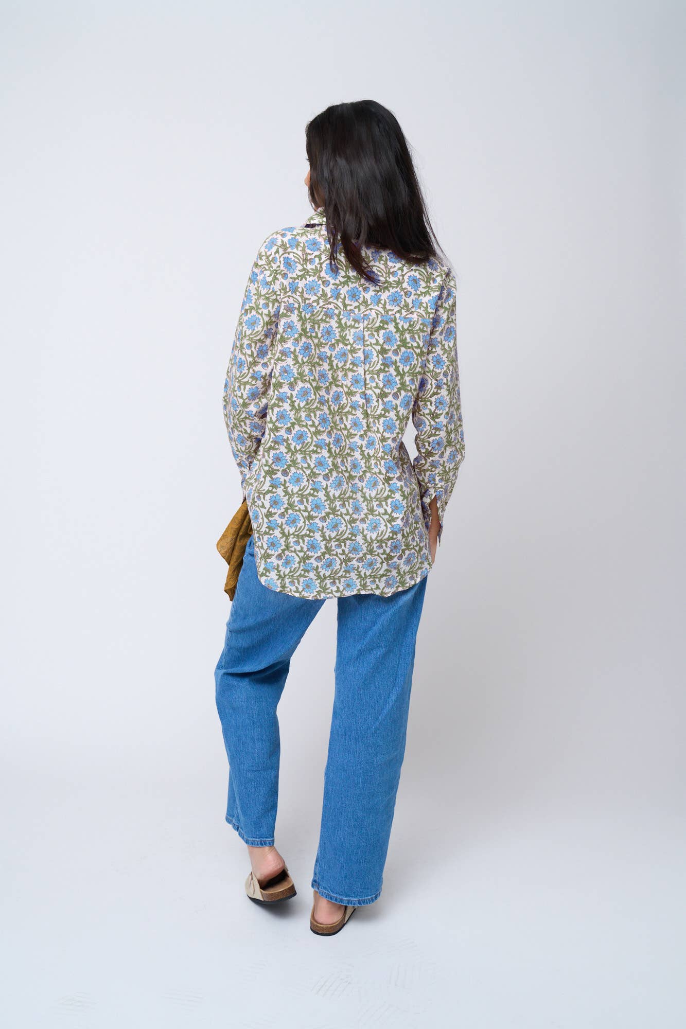 Good Boyfriend Shirt - Darlington Floral Bluebird