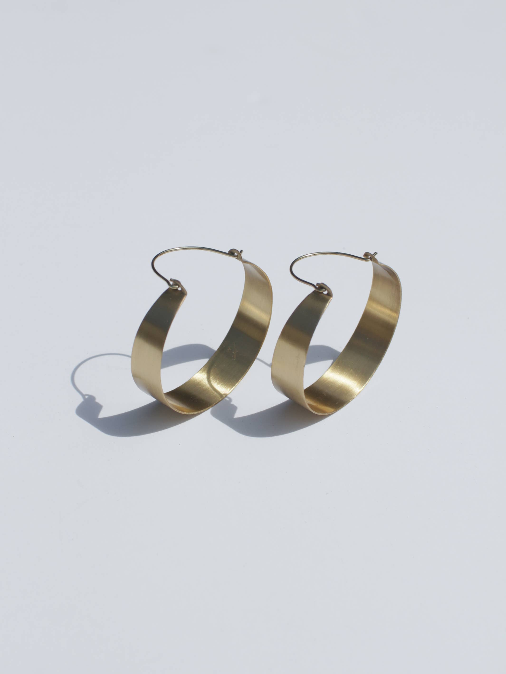 Brassy Statement Earrings