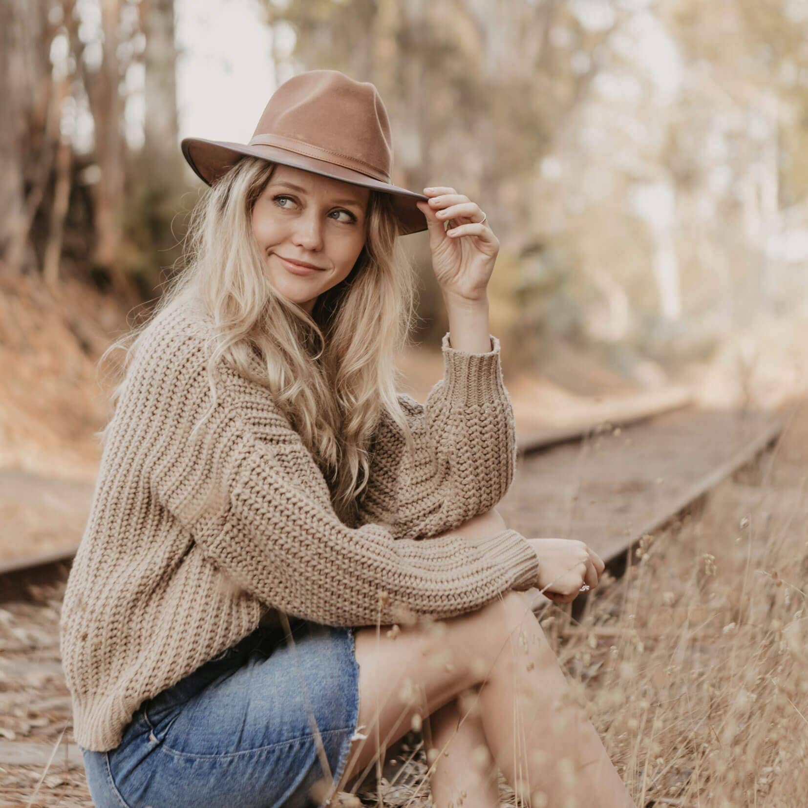 Wool Felt Leather Outdoor Fedora Style - Summit