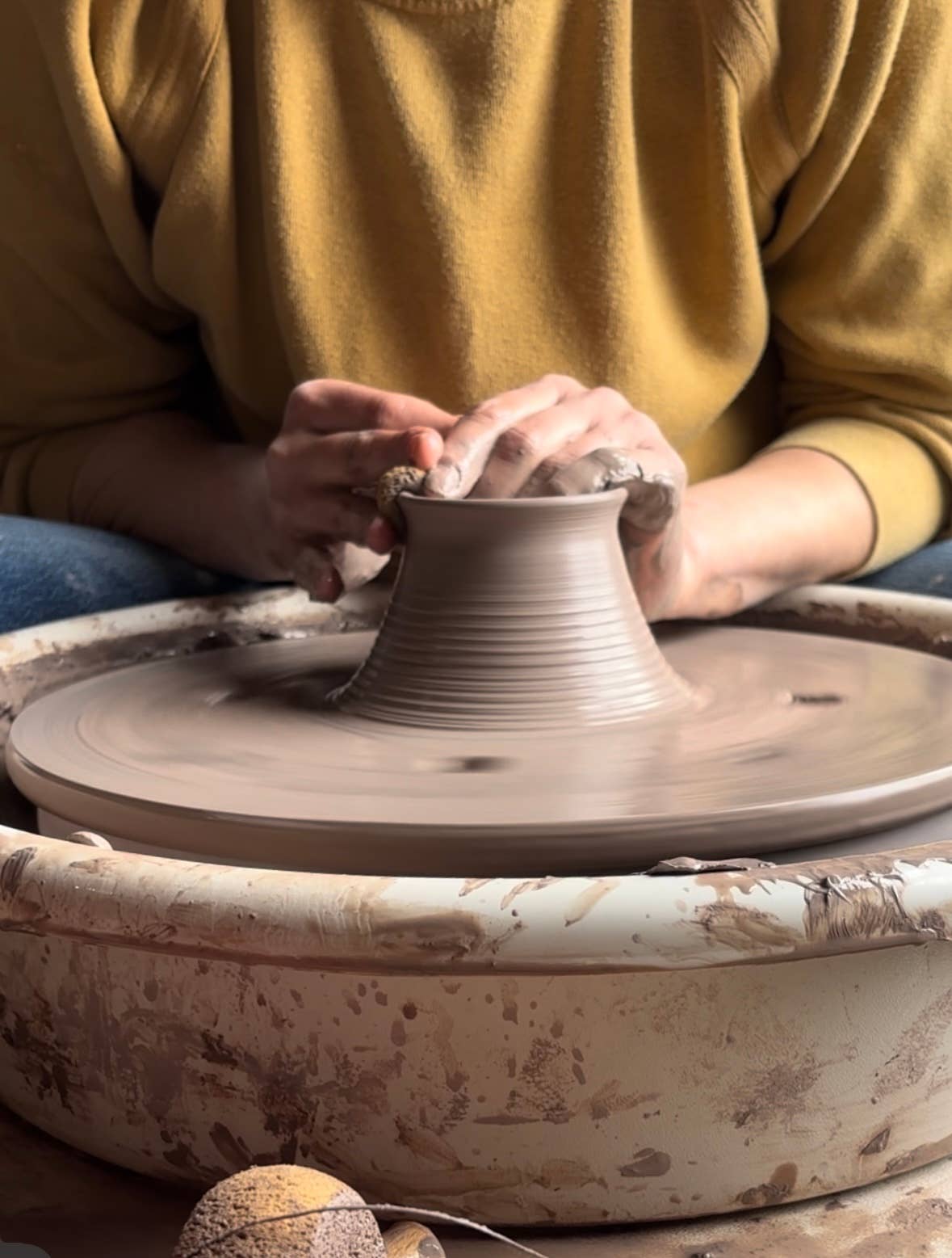 Handmade Ceramic Rainbow Mug