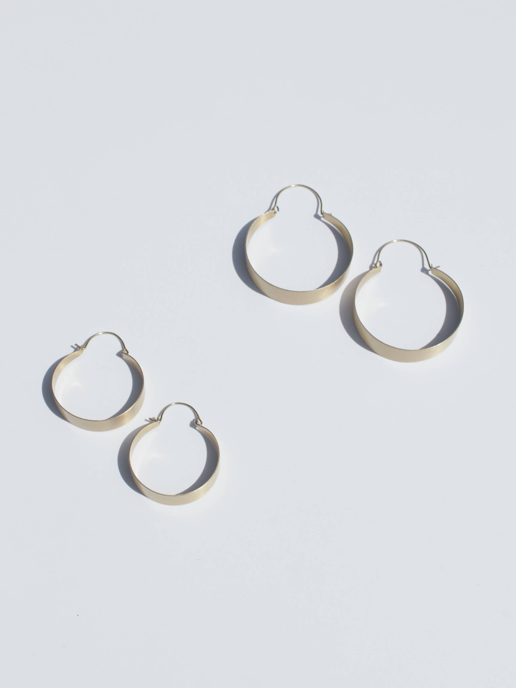 Brassy Statement Earrings