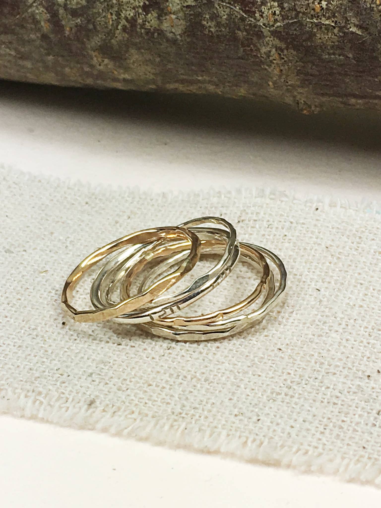 Textured Stacking Rings