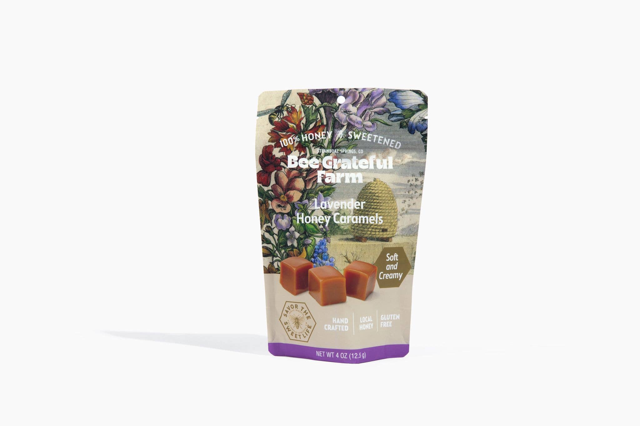 100% Honey Sweetened Lavender Honey Caramel