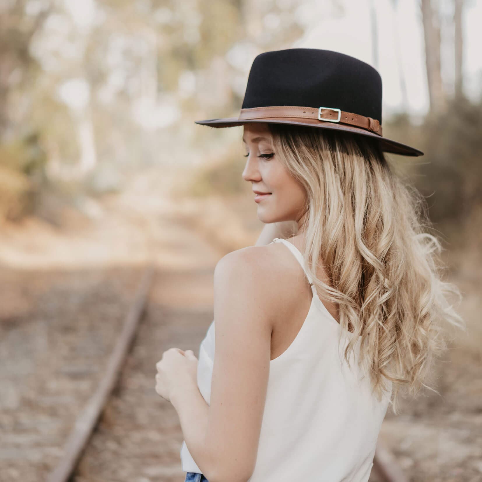 Wool Felt Leather Outdoor Fedora Style - Summit