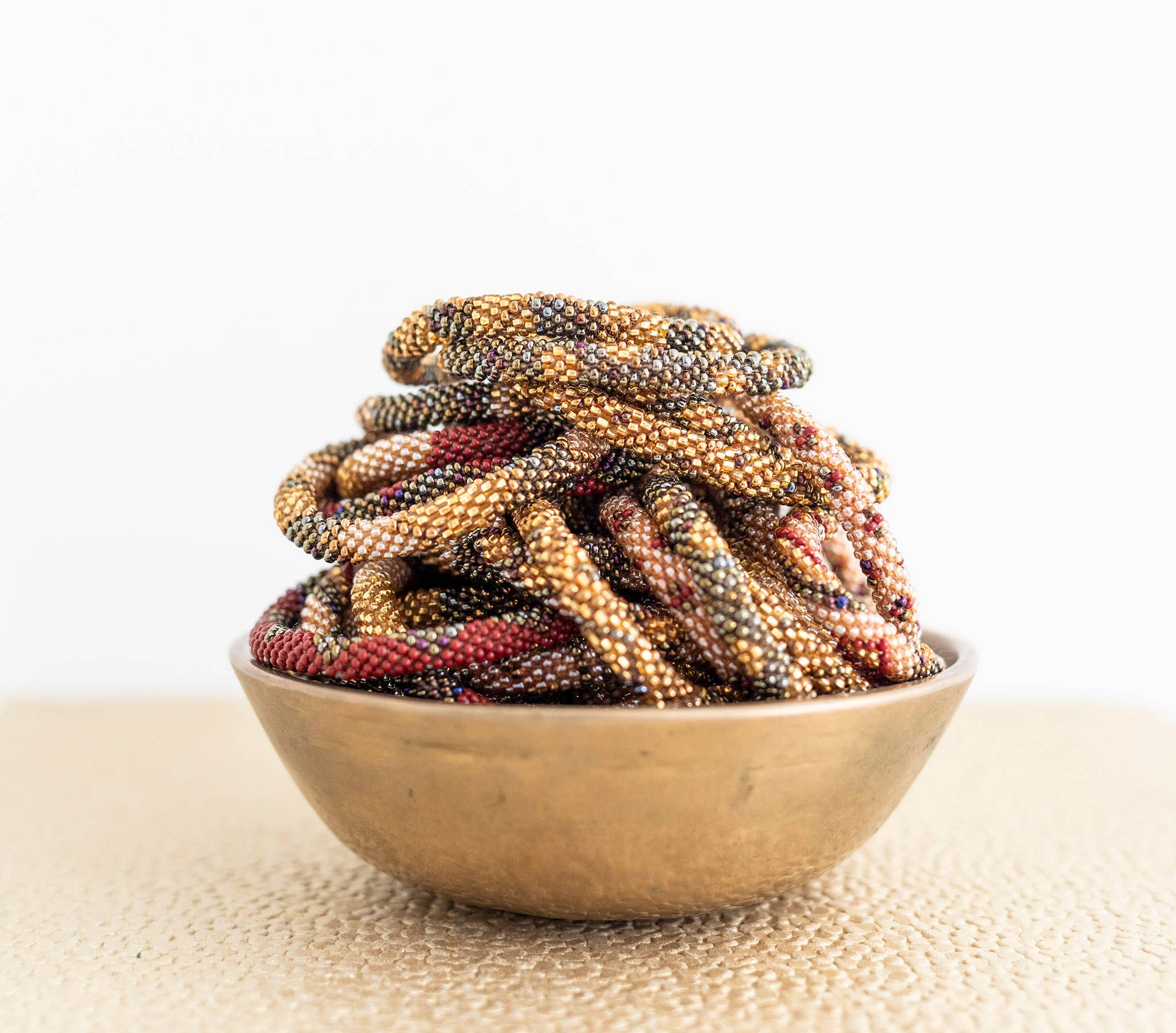 Roll-On® Bracelets - Chestnut Set of 12