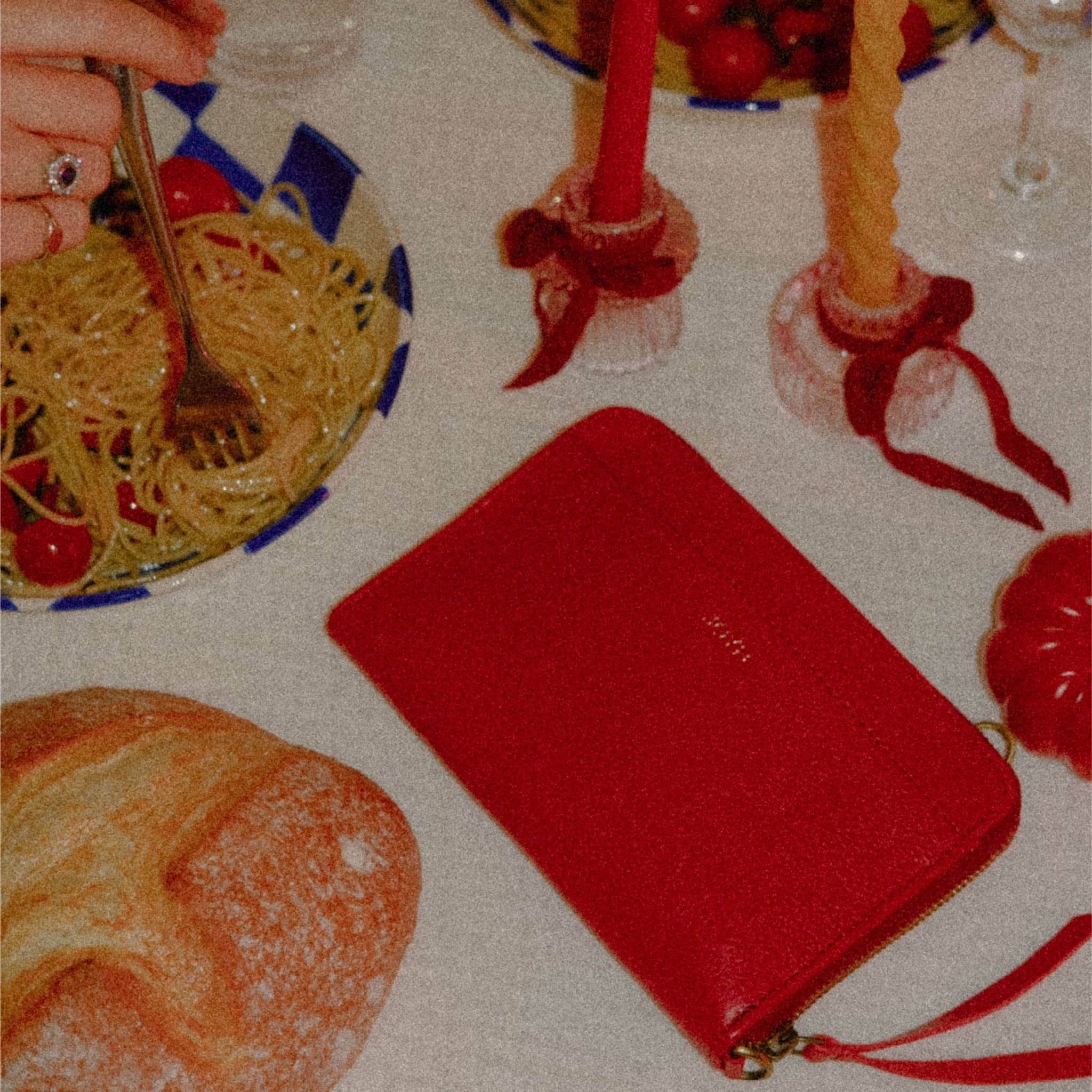 Crossbody Wallet - Tomato