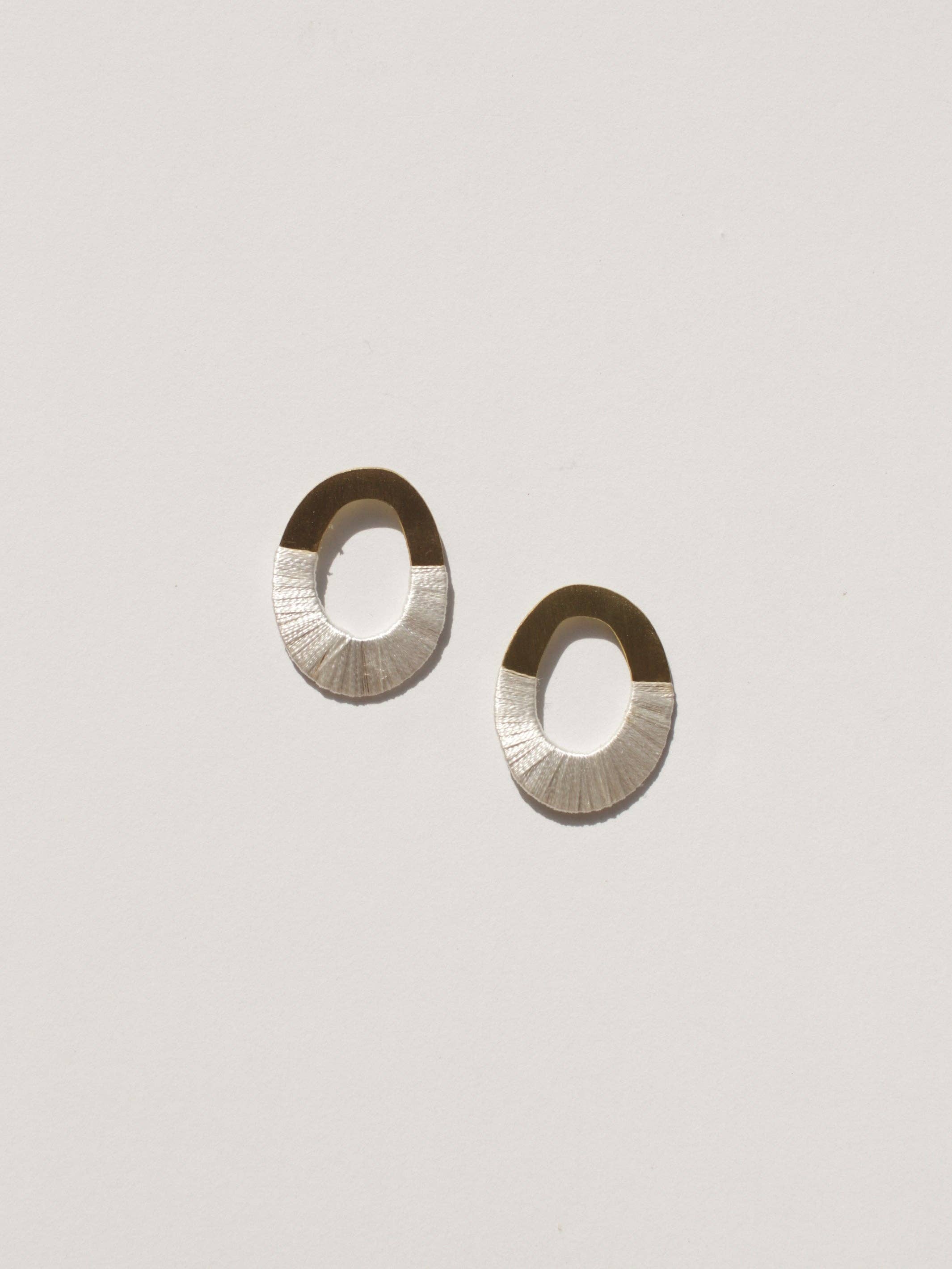 Oblong Form Earrings