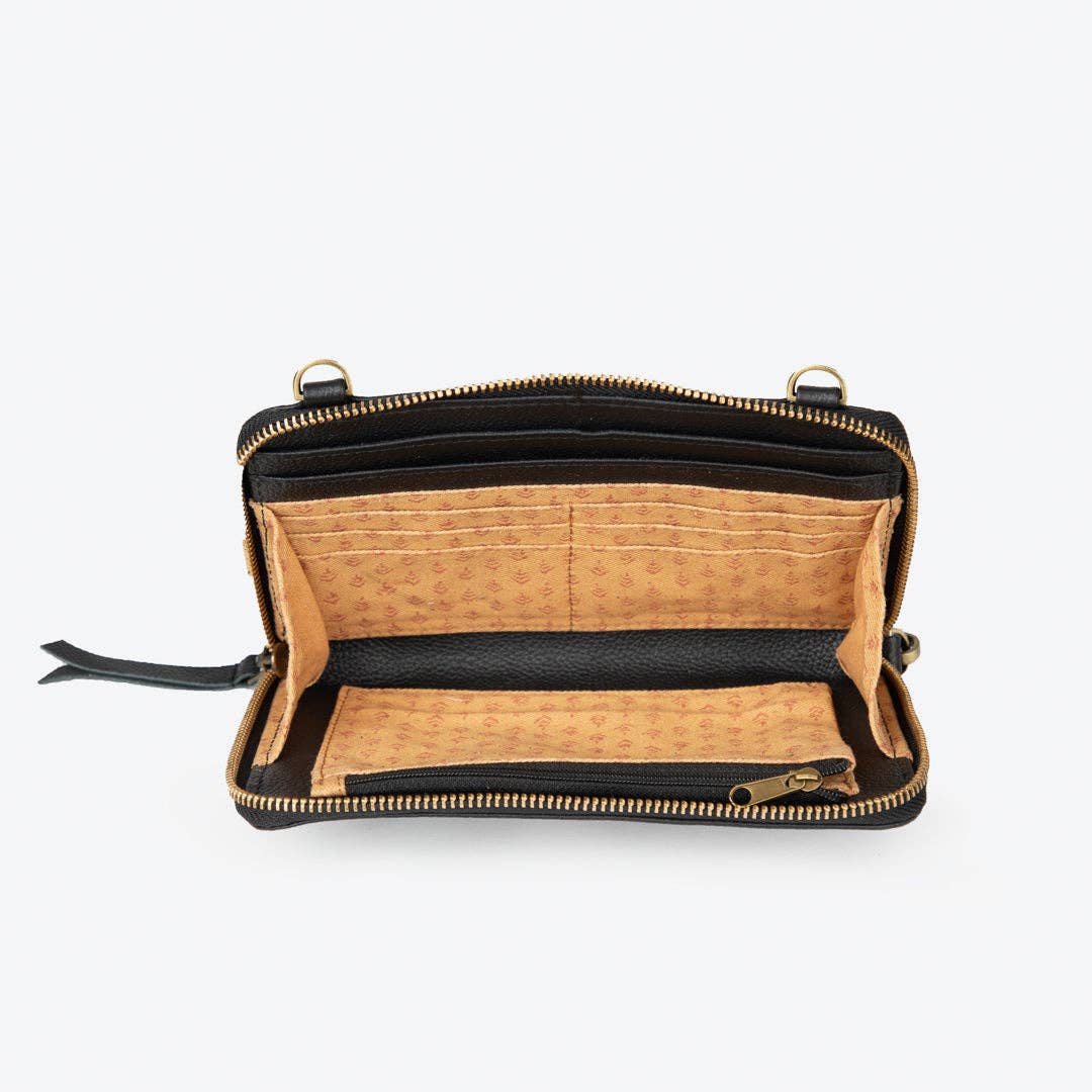 Crossbody Wallet - Black