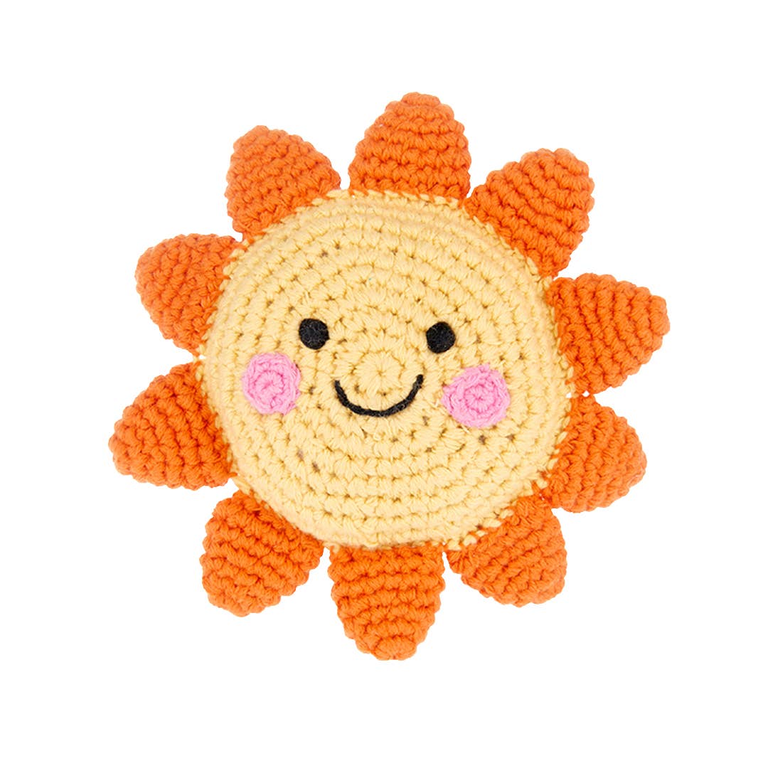 Friendly Weather Sun Rattle Toy
