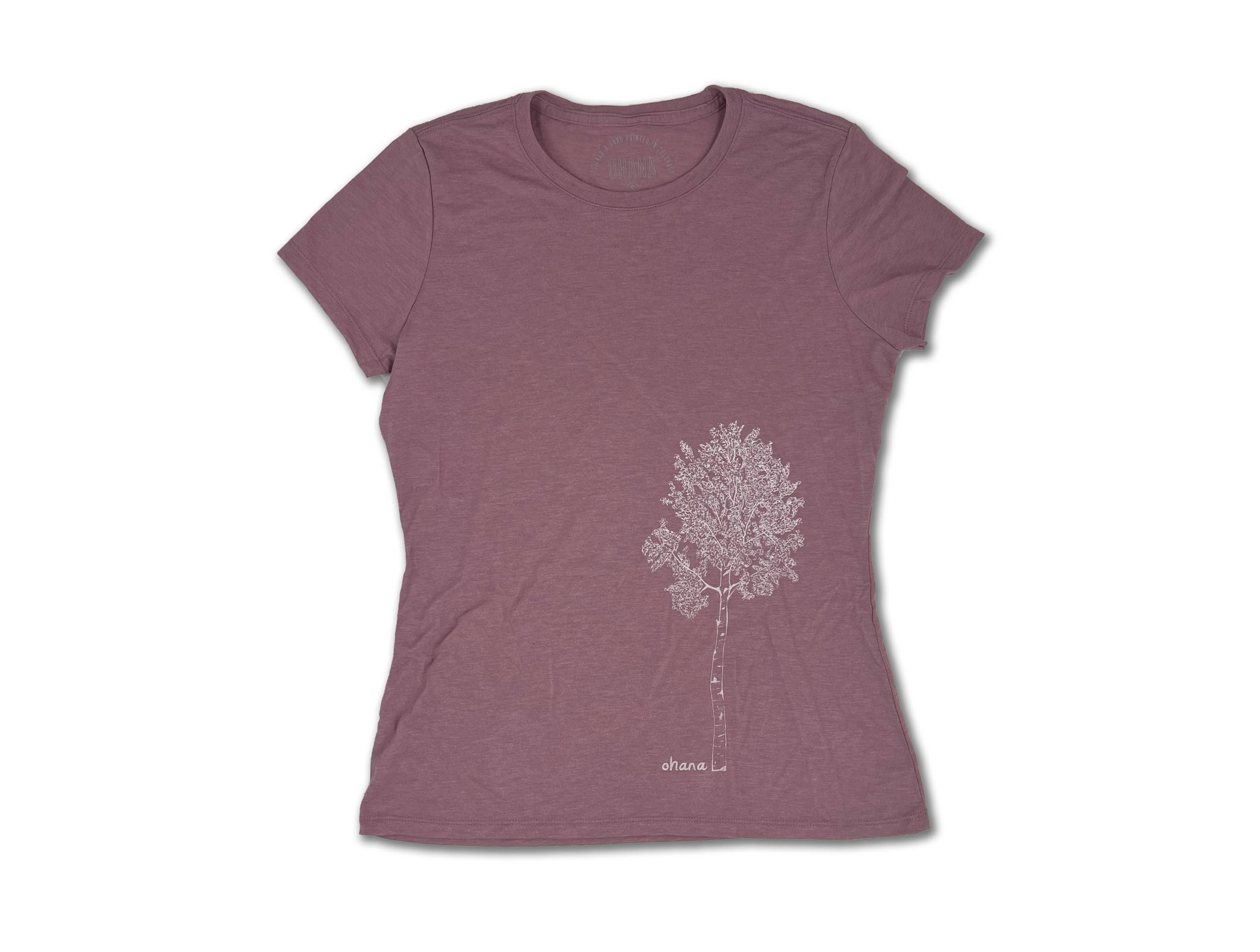 Aspen Tree Women's T - Wisteria