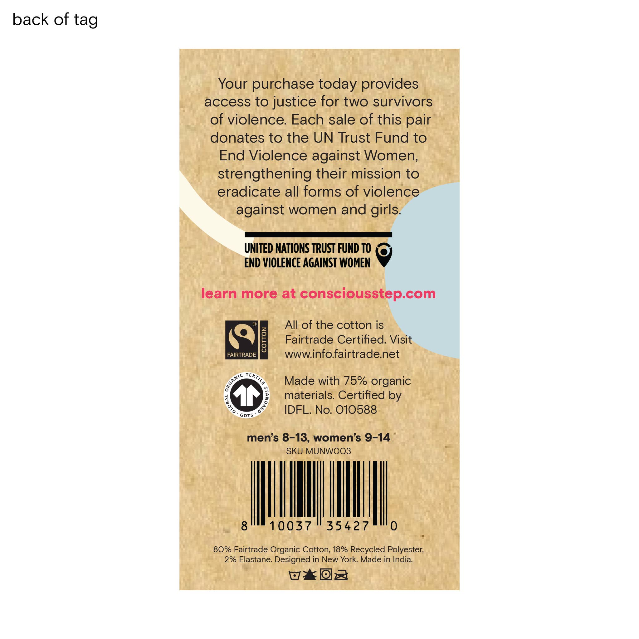 Socks that Stop Violence Against Women (Batting Eyelashes)