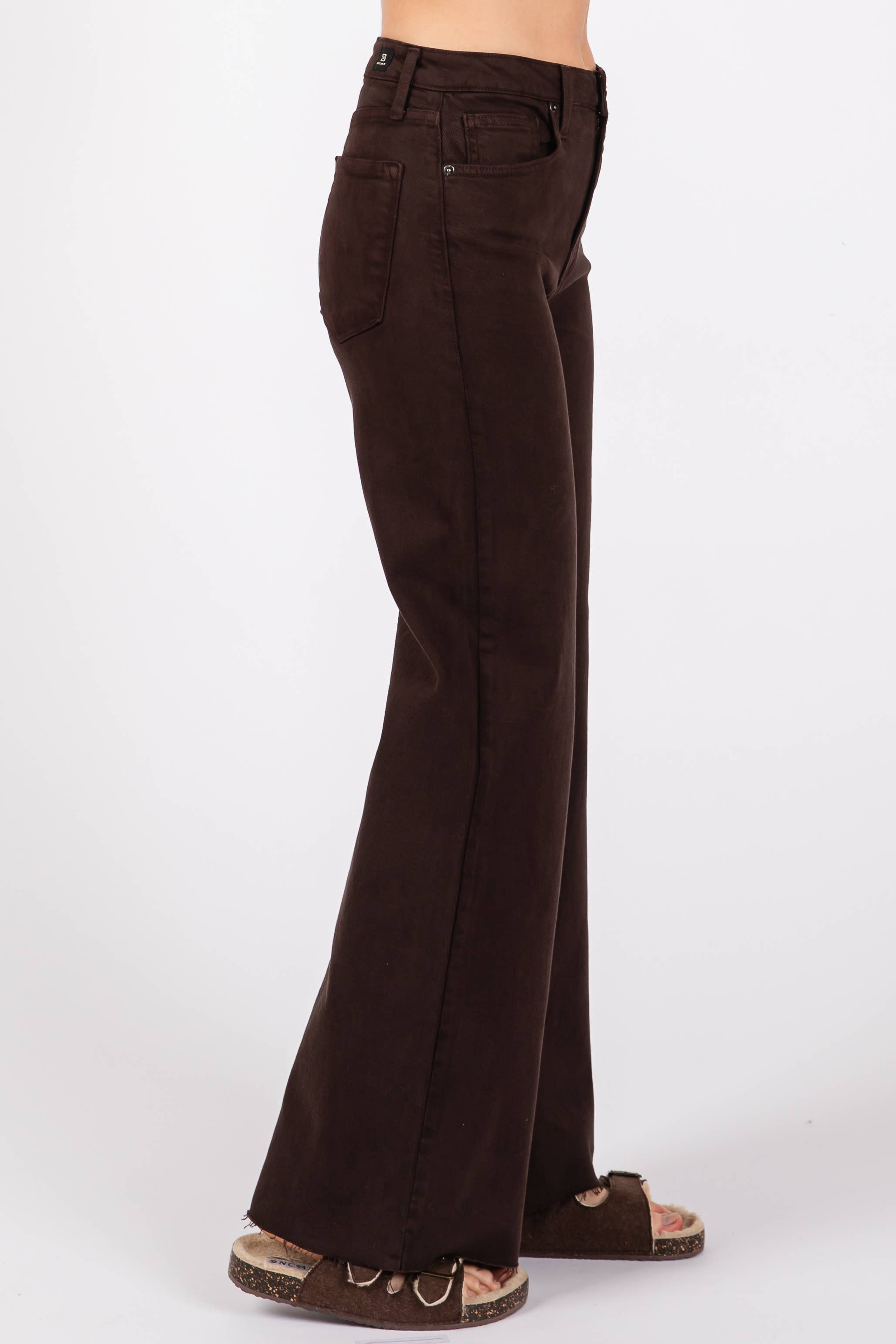 Paola A-Line Wide Scissor Cut Jeans