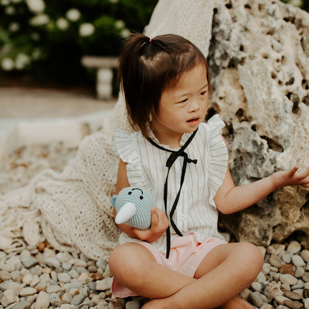 Narwhal Rattle - Ocean Themed Baby Toy