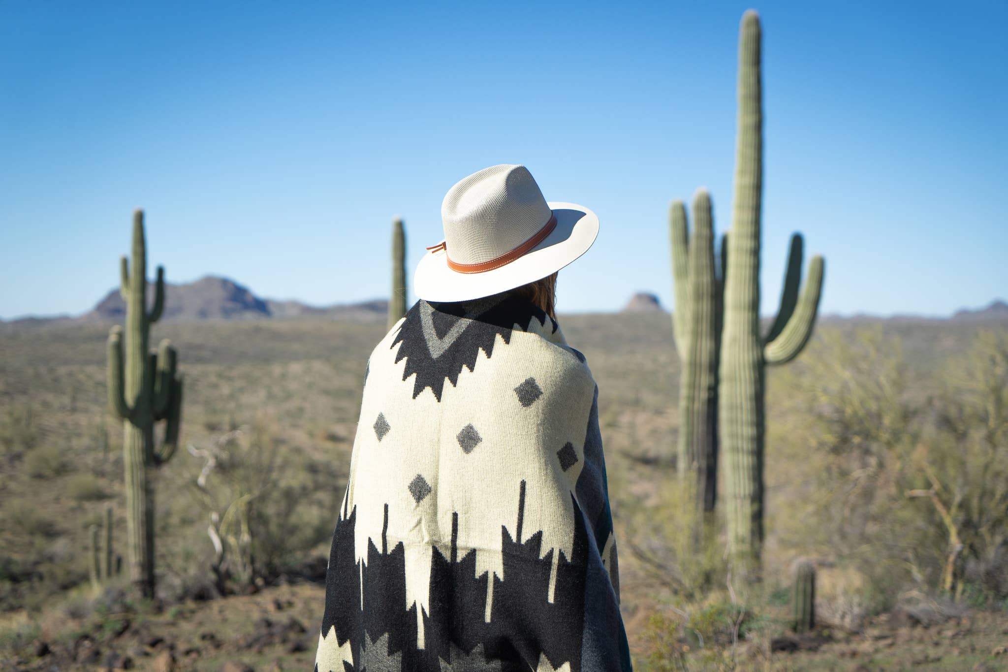 Andean Alpaca Wool Blanket - Midnight