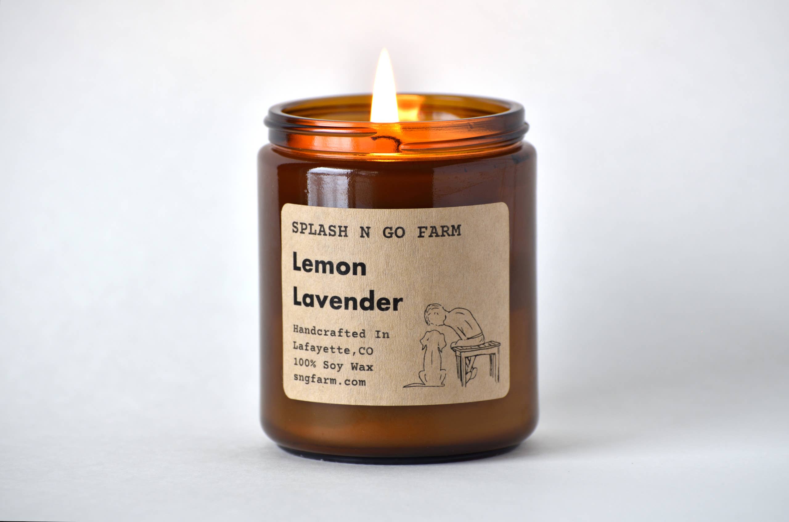 Lemon Lavender - 8 oz Soy Candle