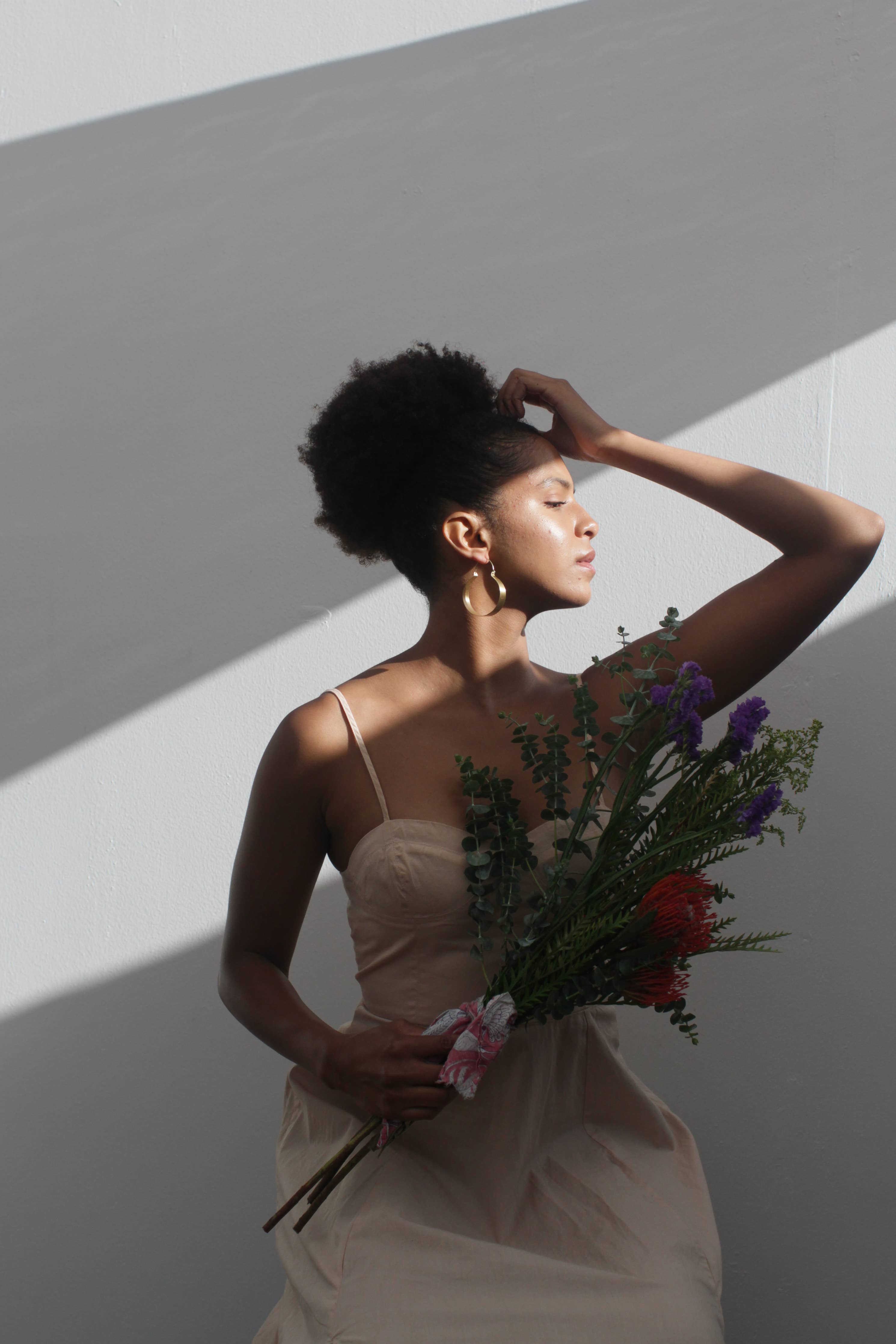 Brassy Statement Earrings