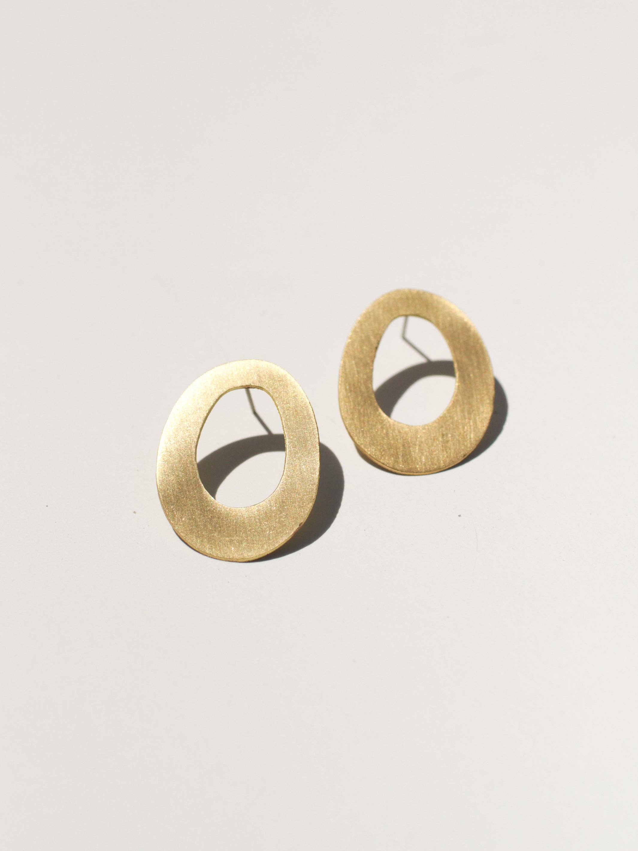 Oblong Form Earrings
