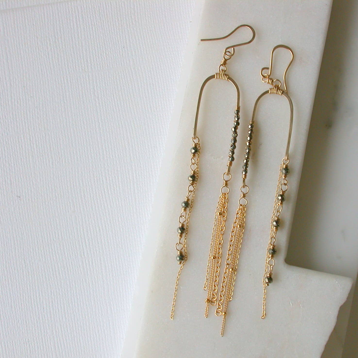 Pyrite Balancing Act Earrings