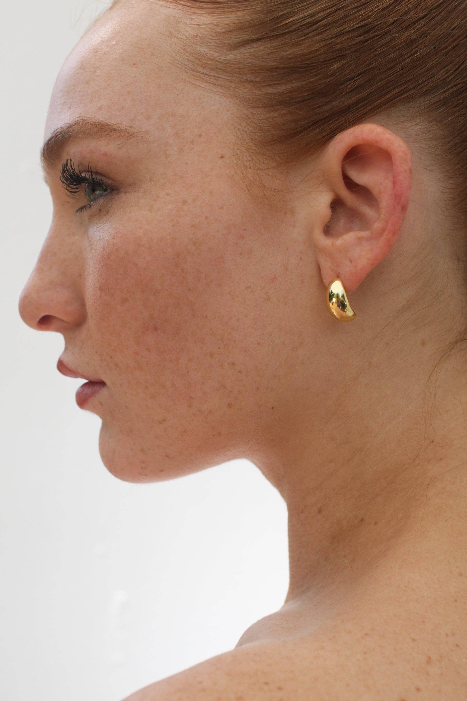Luxe Gold Huggie Earrings