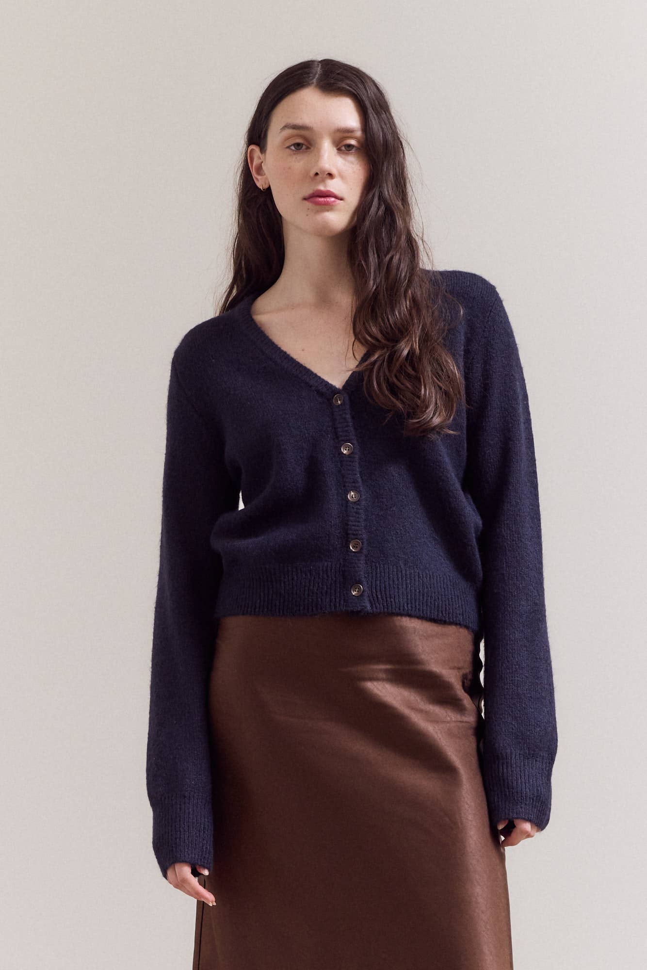 V-NECK SWEATER CARDIGAN