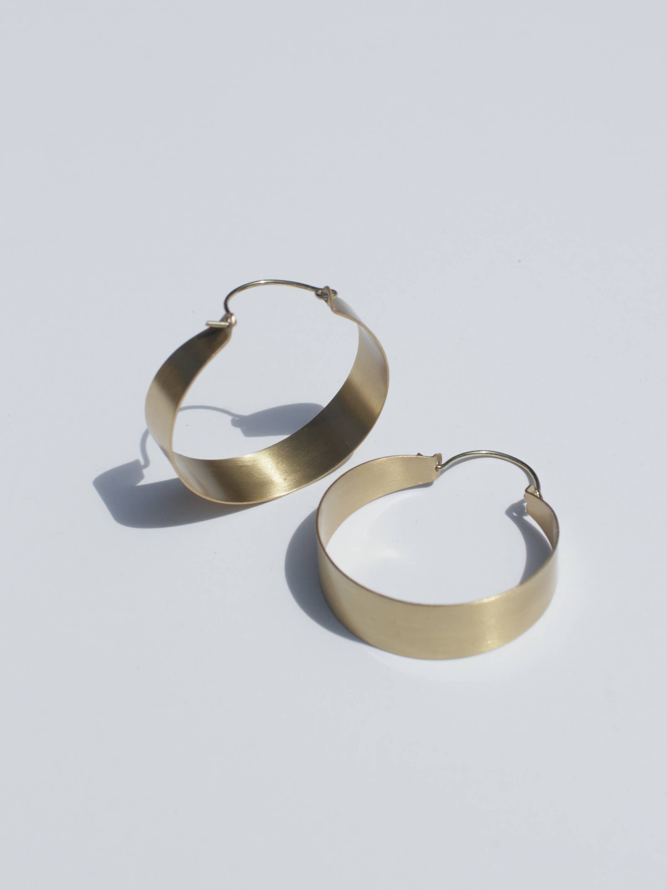 Brassy Statement Earrings