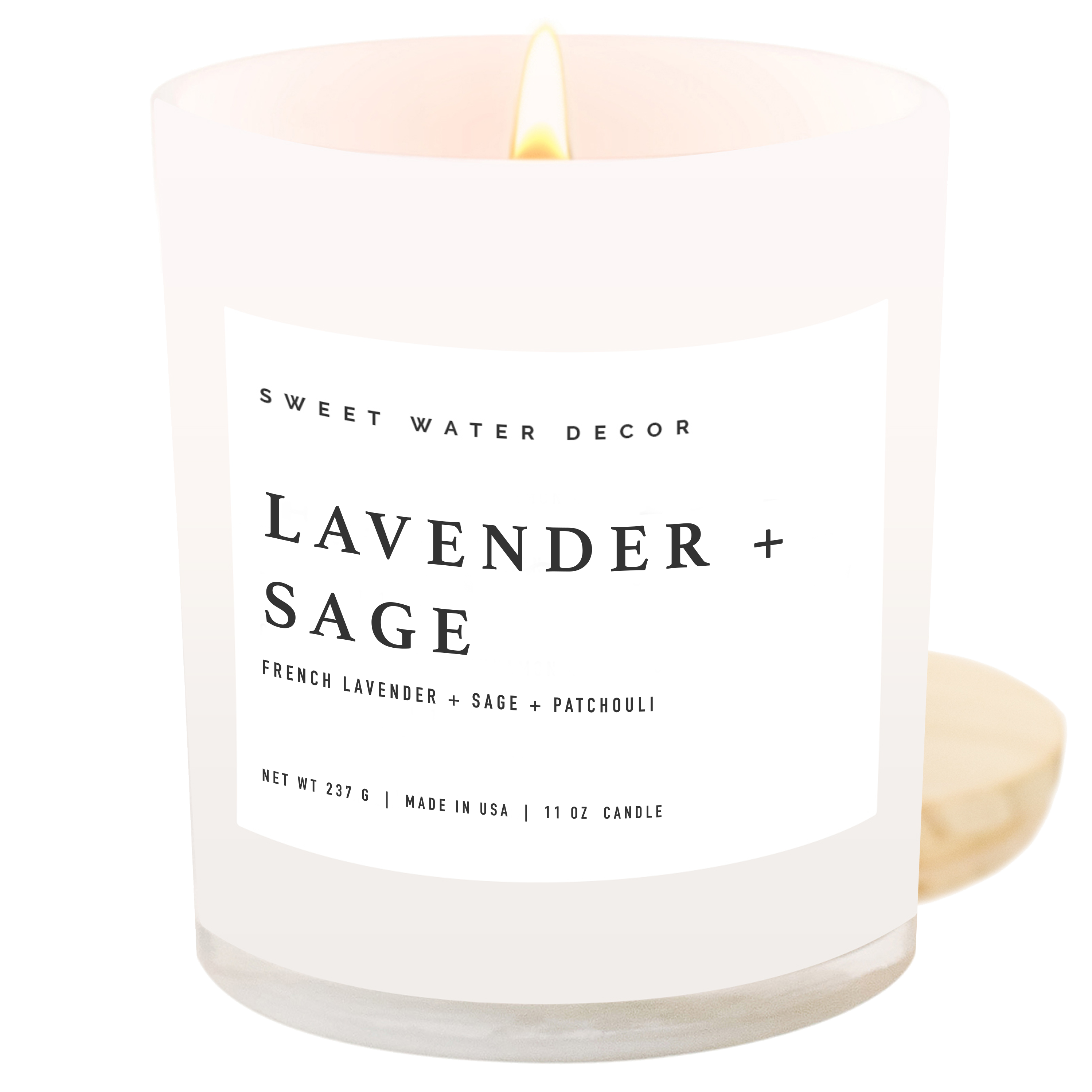 Lavender and Sage 11 oz Soy Candle
