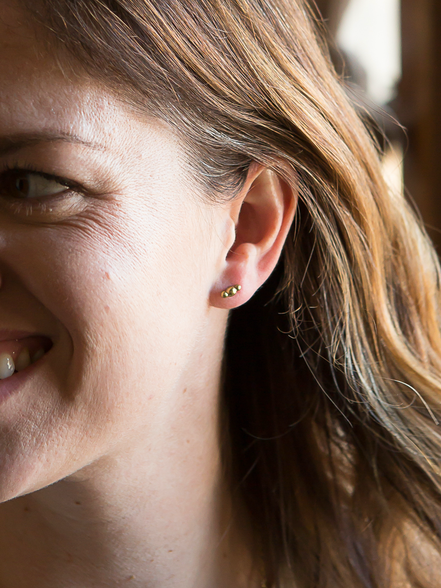 Ping Pong Stud Earrings