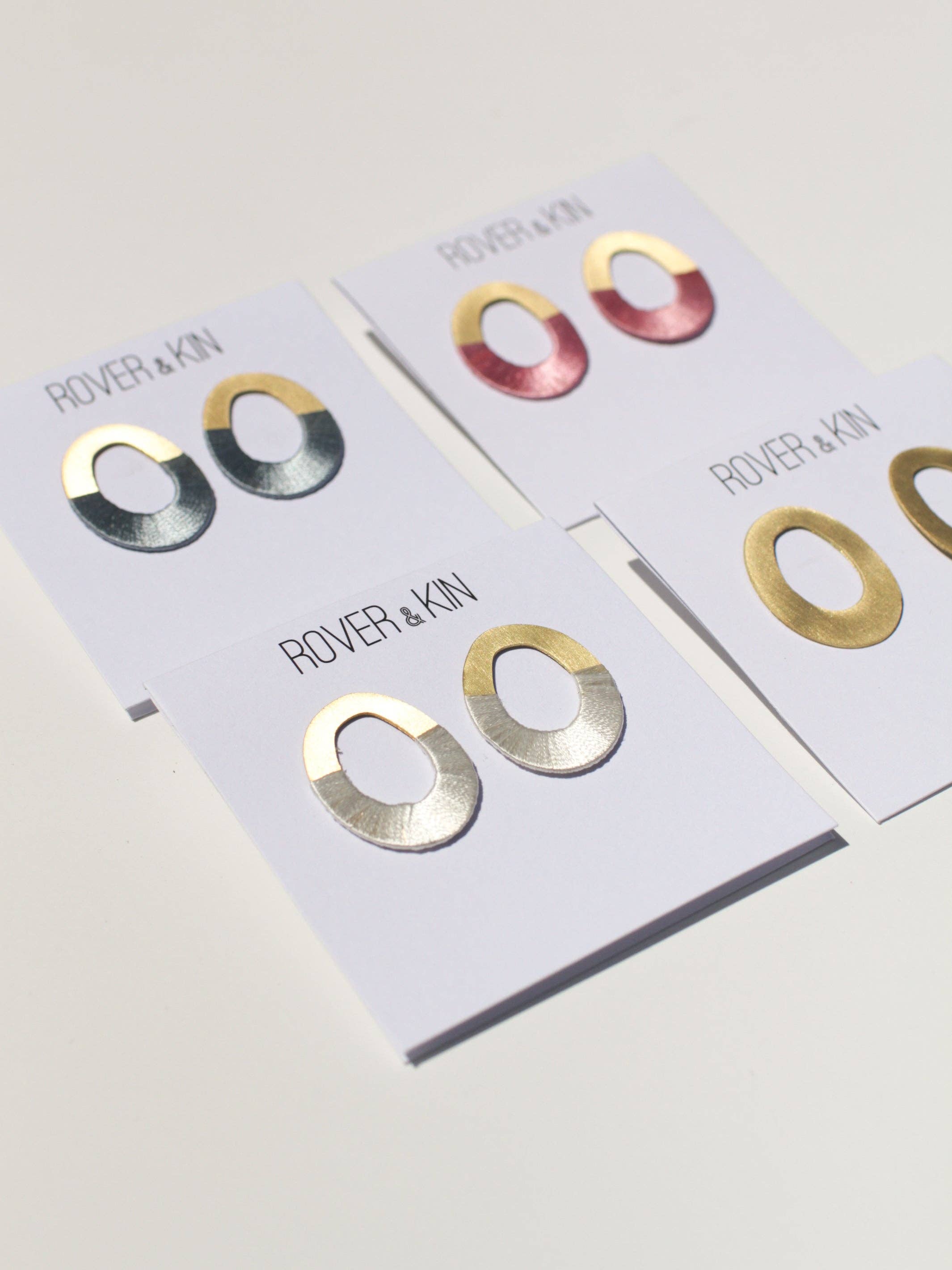 Oblong Form Earrings