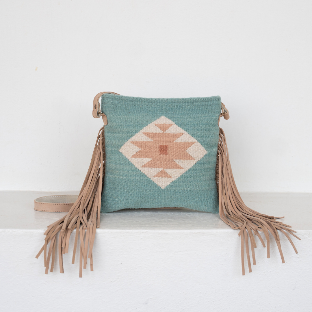 Flor de Cielo Fringe Crossbody