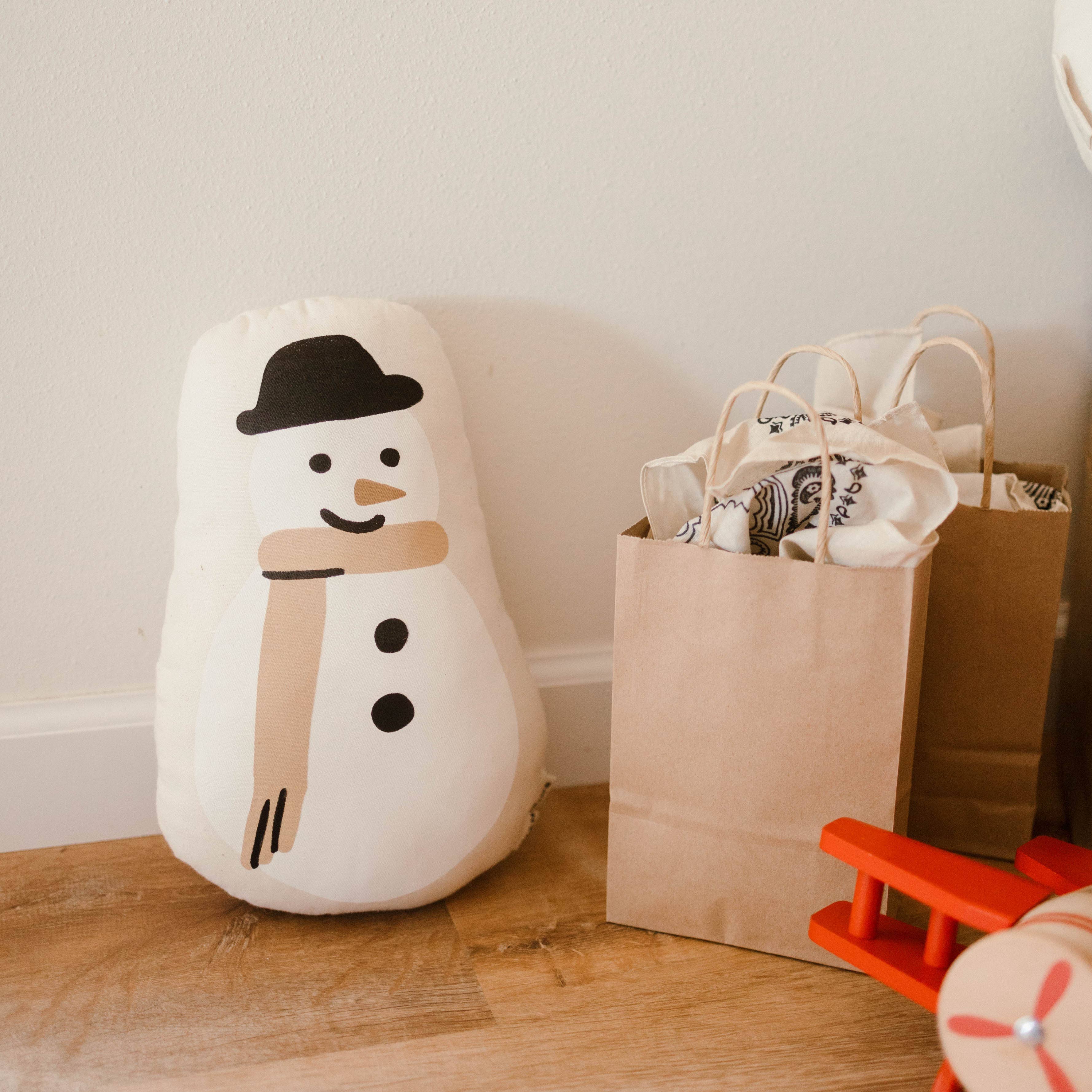 Snowman pillow