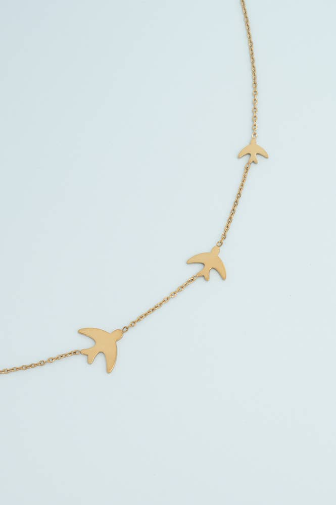 Sparrow Gold Necklace