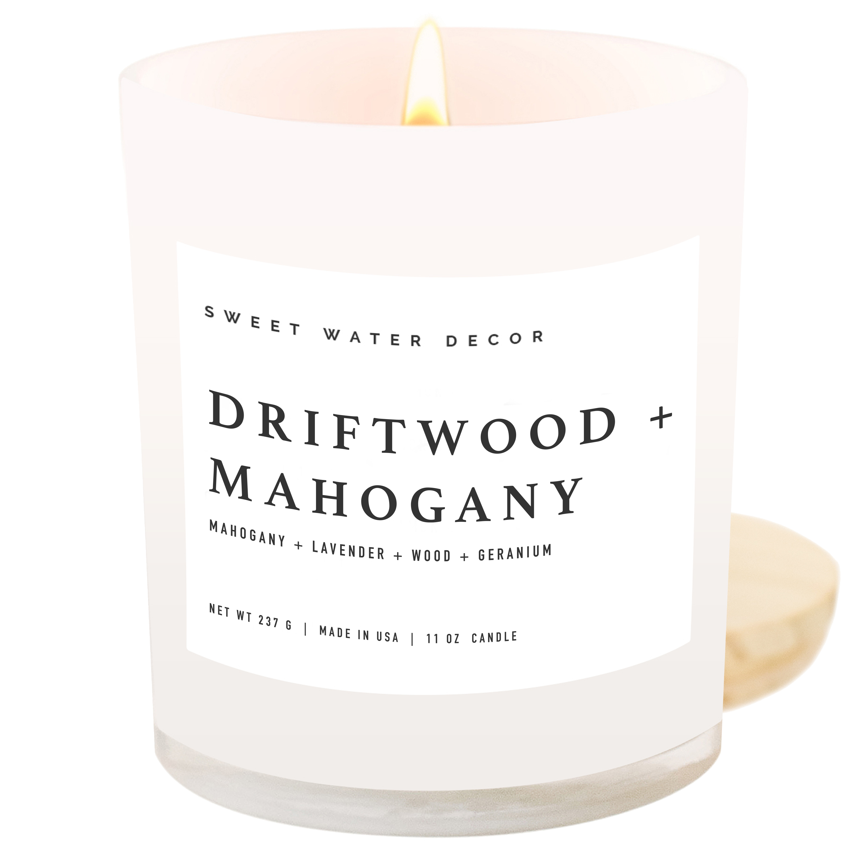 Driftwood and Mahogany 11 oz Soy Candle