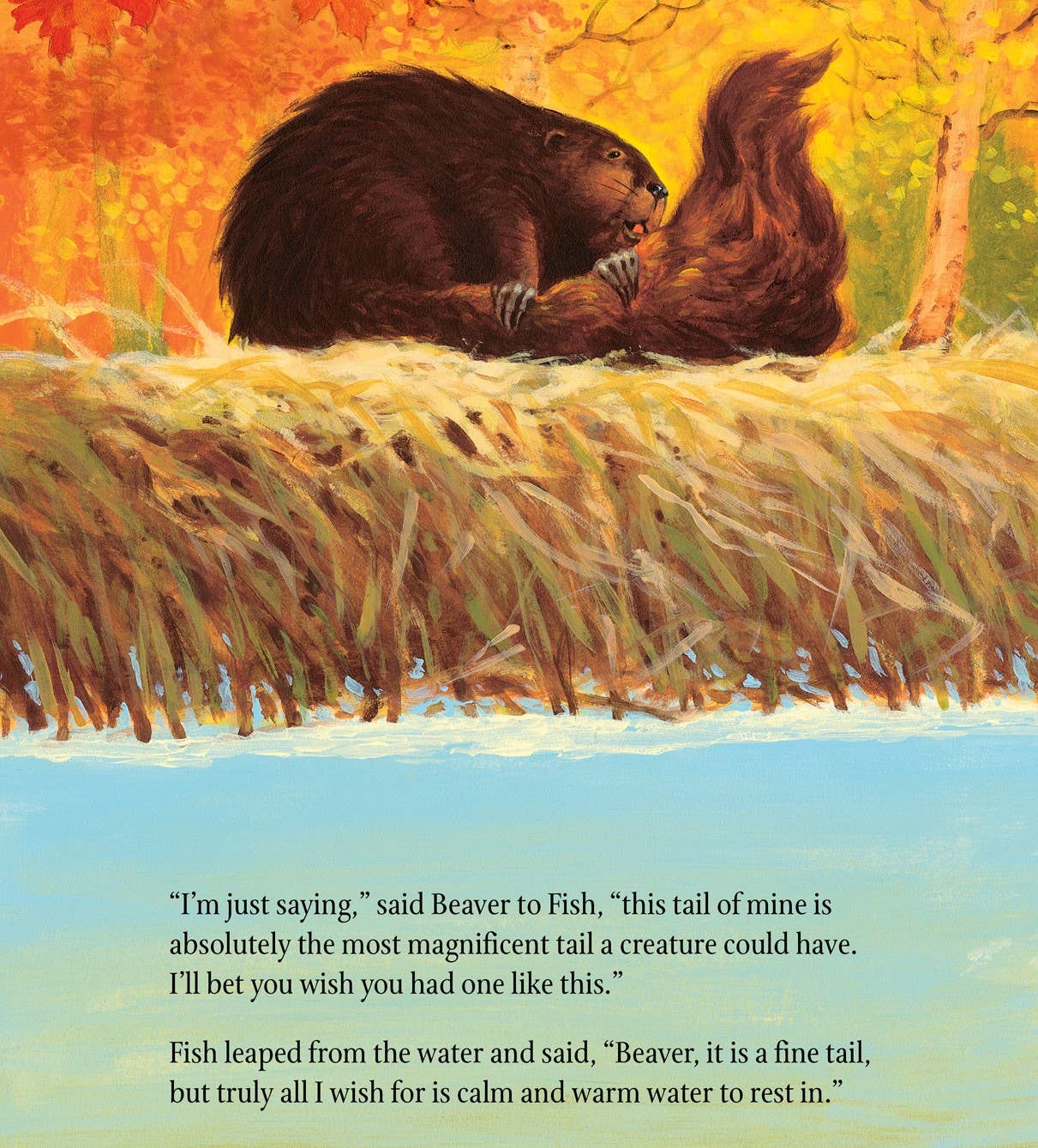 The Legend of the Beaver's Tail Picture Book