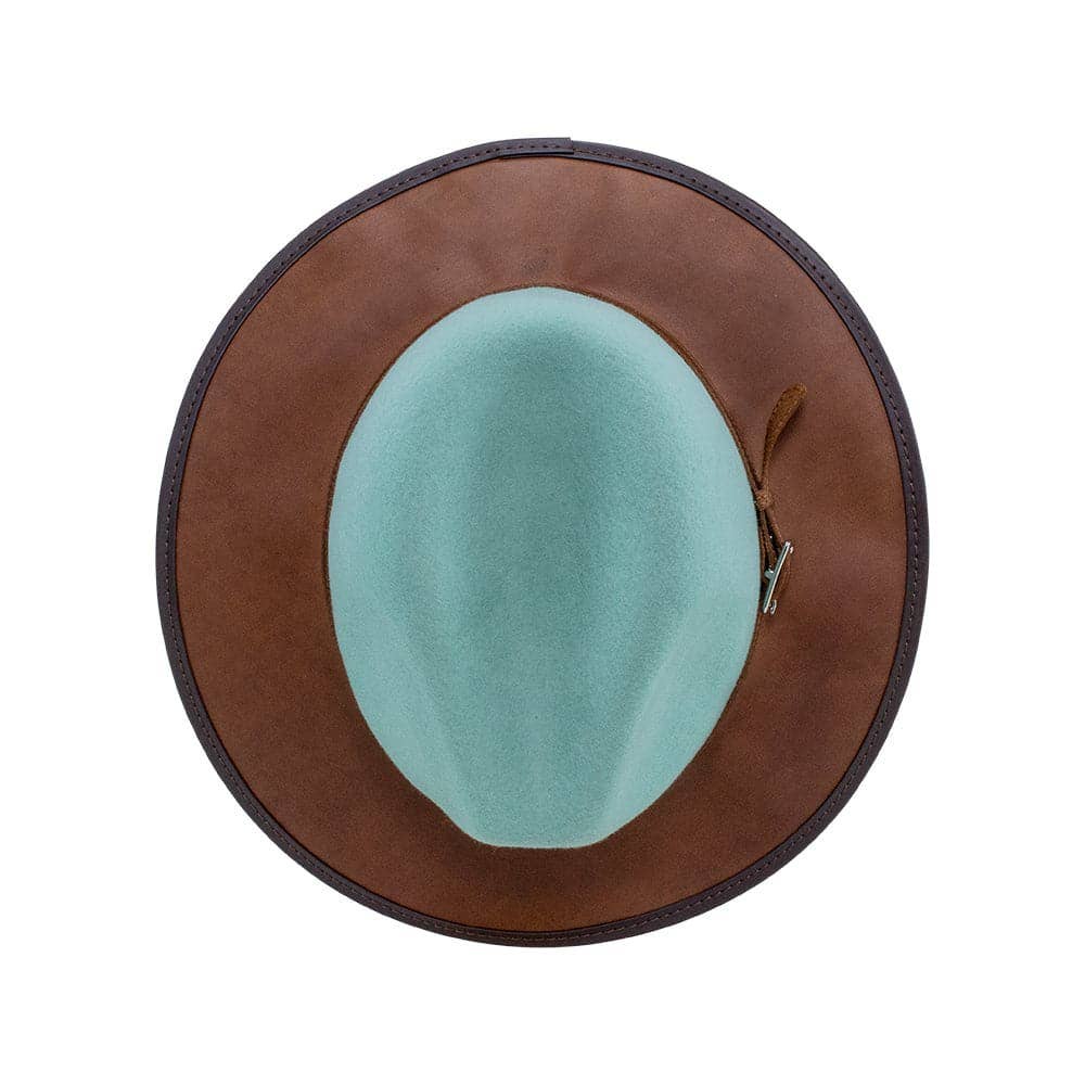 Wool Felt Leather Outdoor Fedora Style - Summit