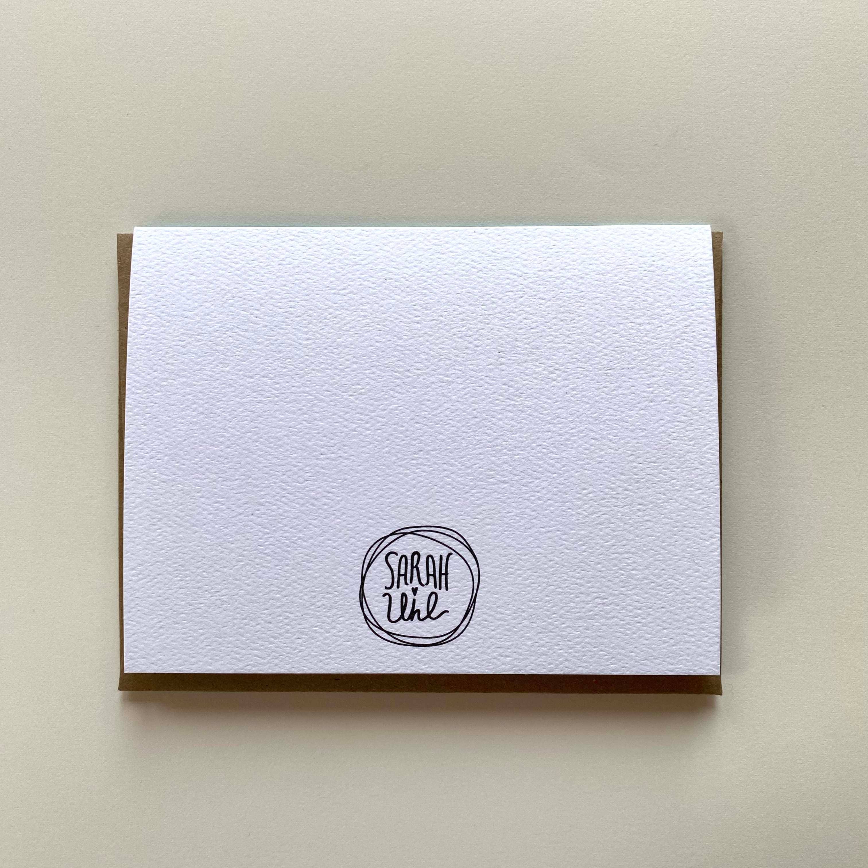 Mountain Art Notecards: Glass Mountain