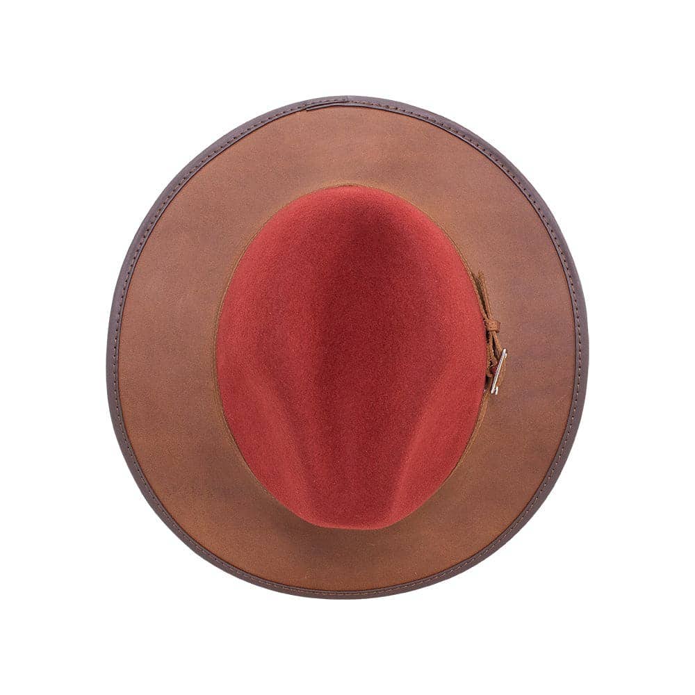 Wool Felt Leather Outdoor Fedora Style - Summit