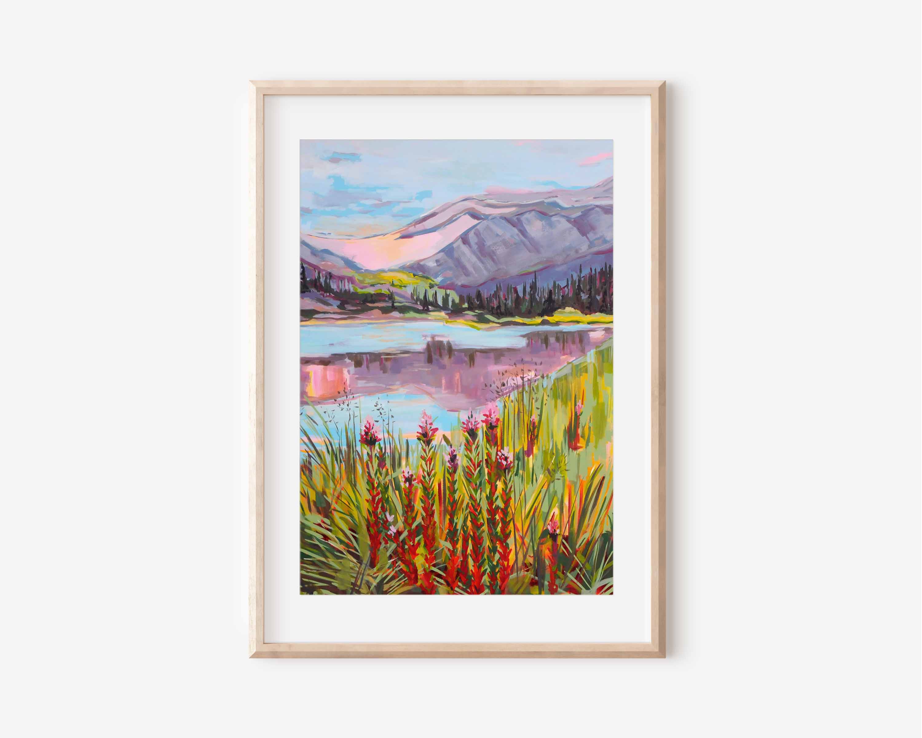 Rocky Mountain Reflections 11"x14" Art Print
