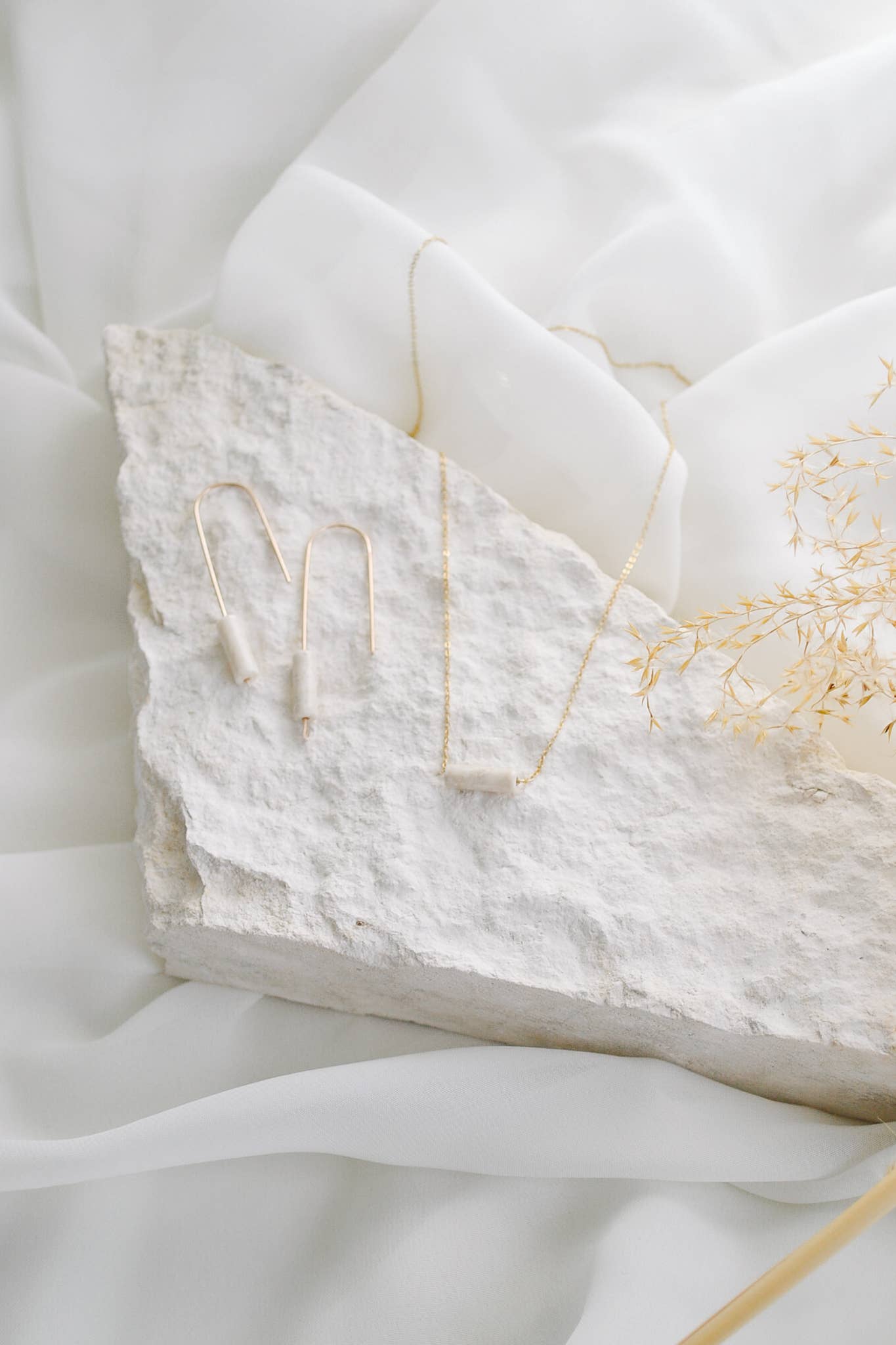 Riverstone Bead Necklace