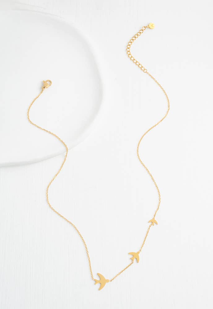 Sparrow Gold Necklace