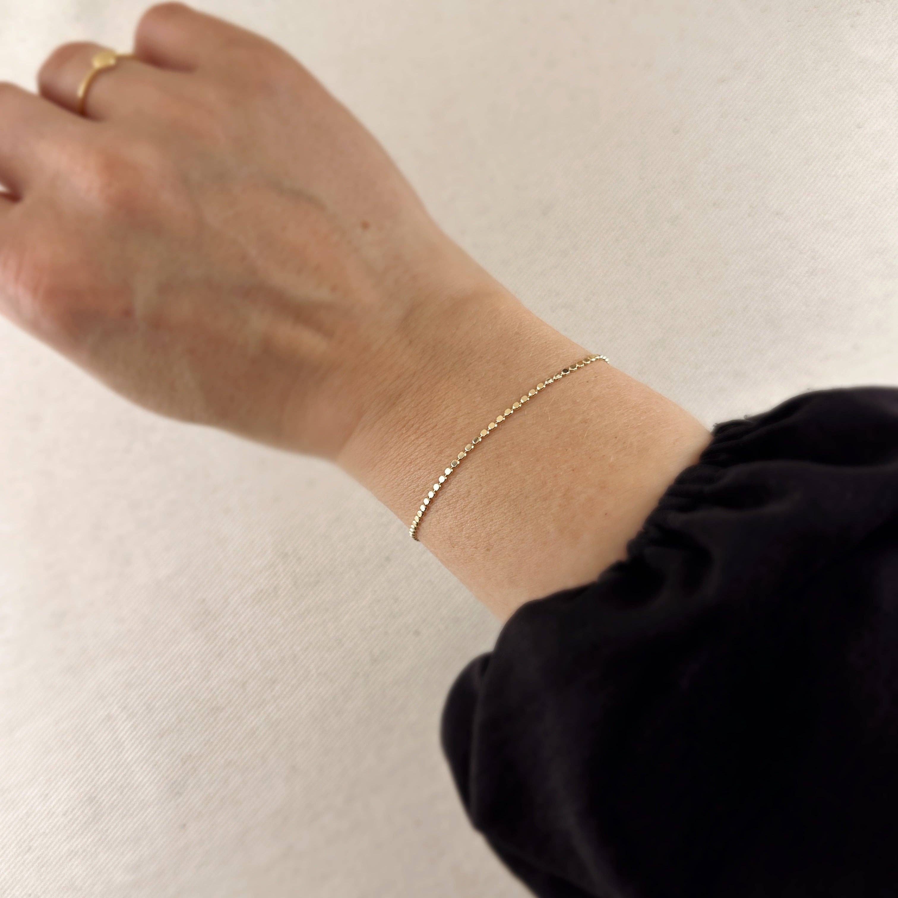 Flat Dot Ball Bracelet