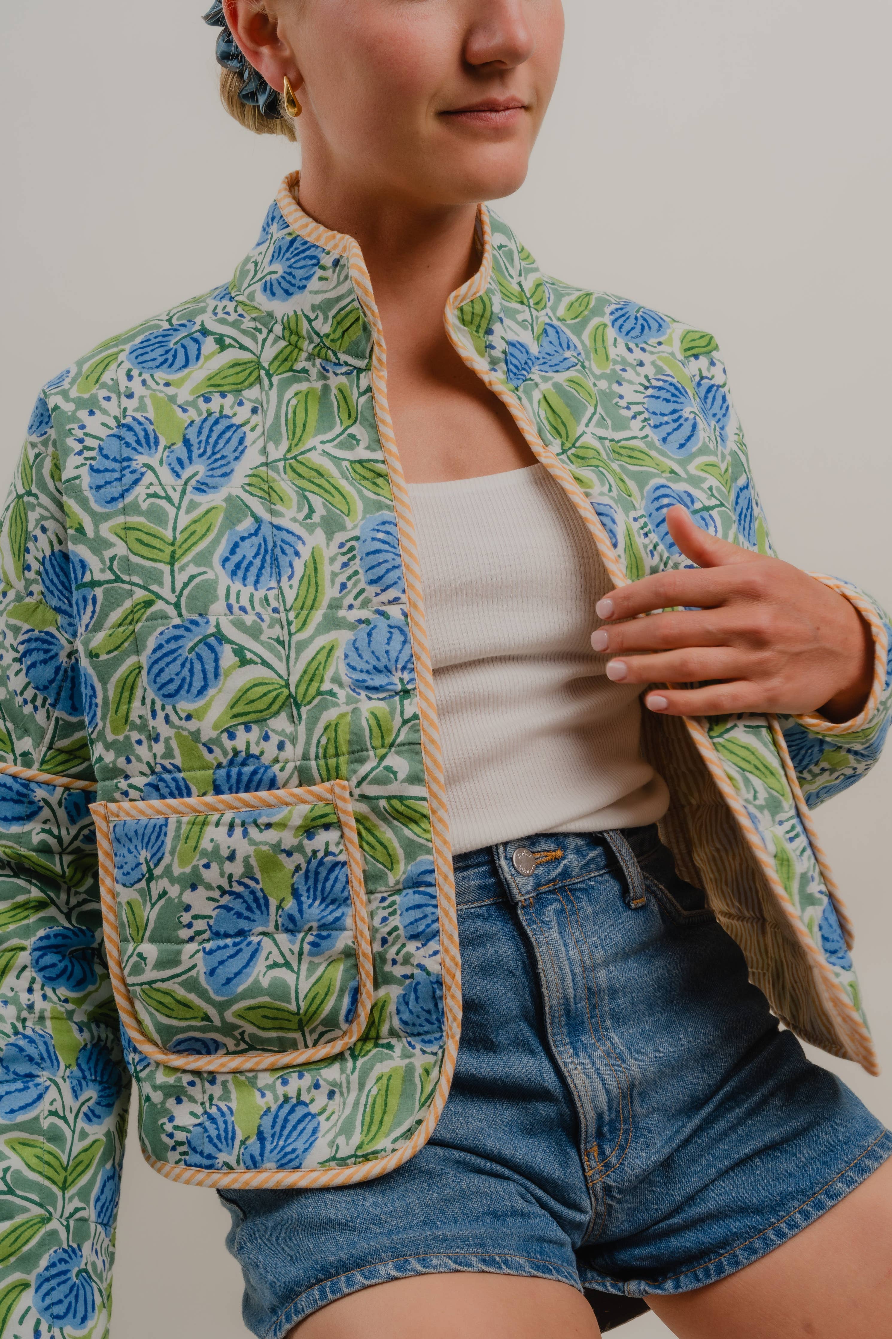 Garden Fern Quilted Jacket