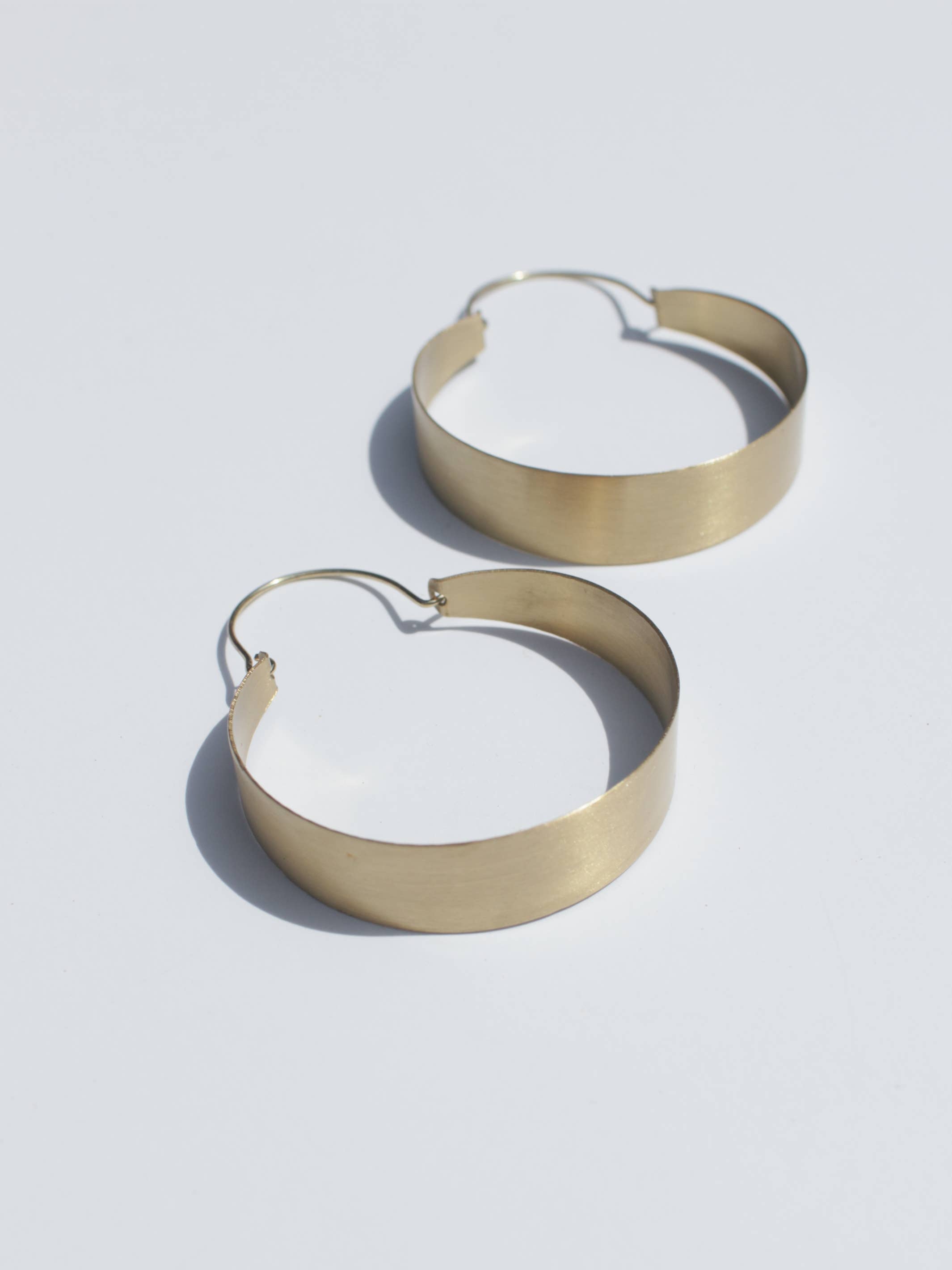 Brassy Statement Earrings