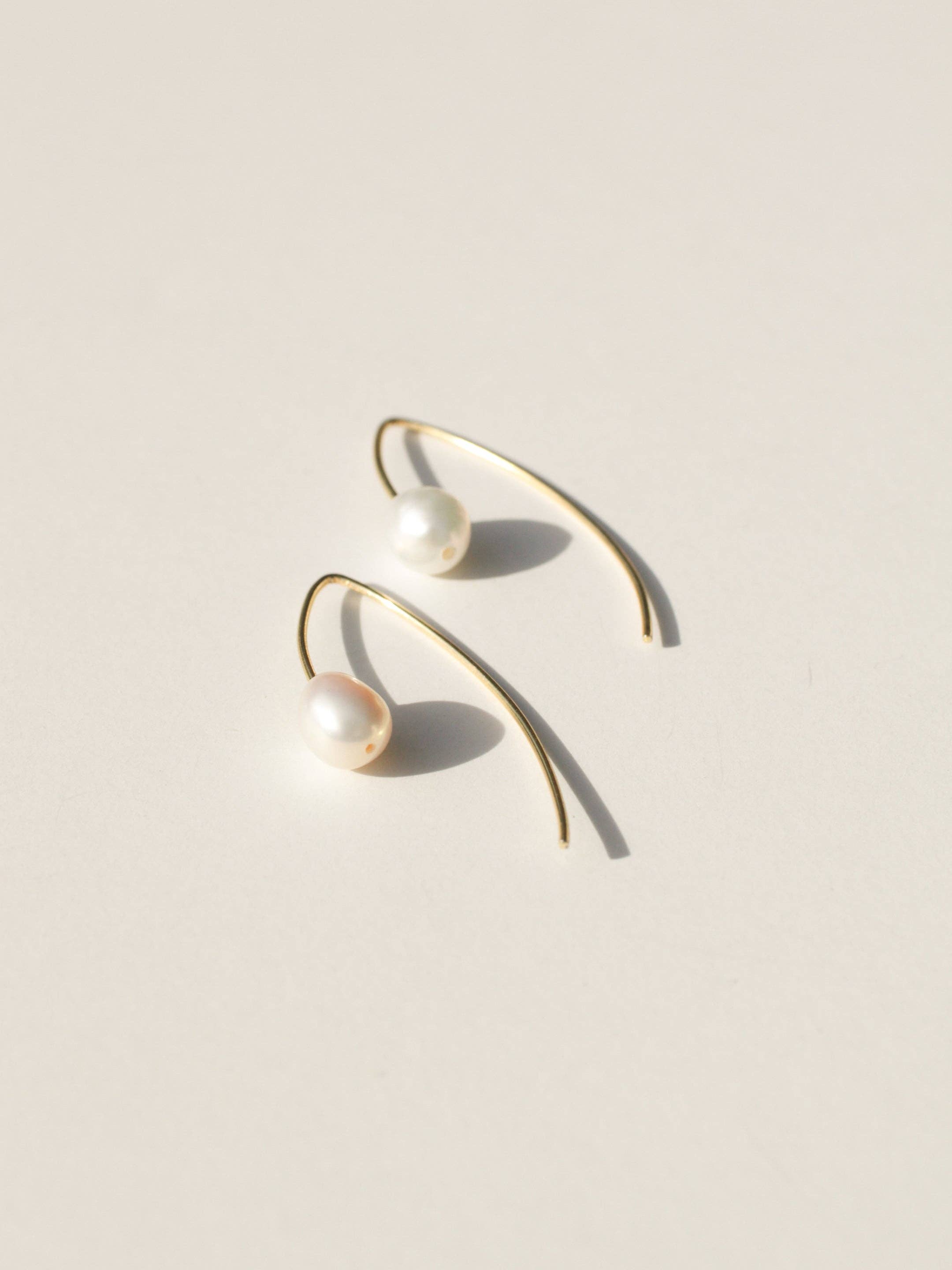 Pearl Threader Earrings