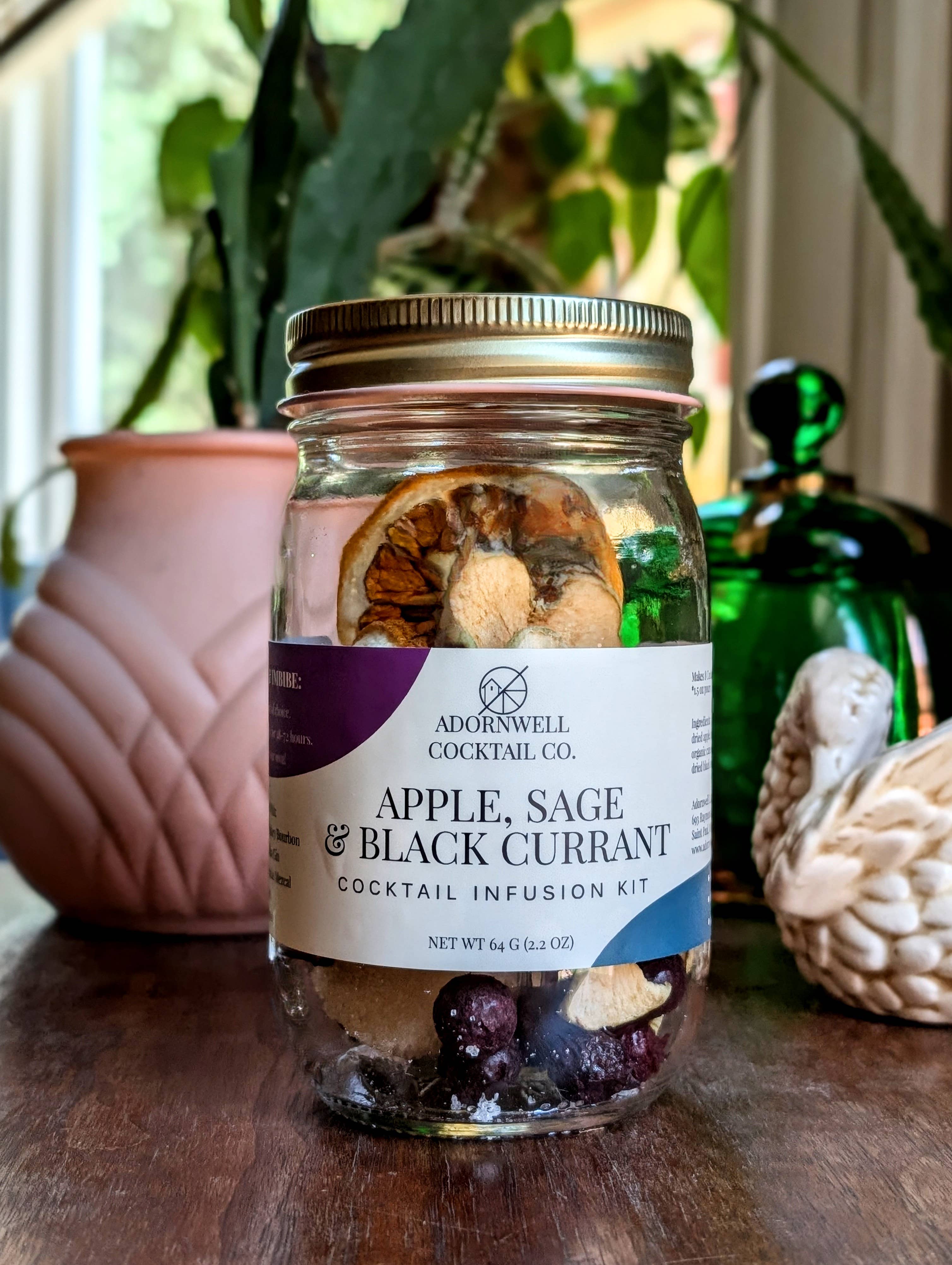 Apple, Sage & Black Currant Cocktail Infusion Kit