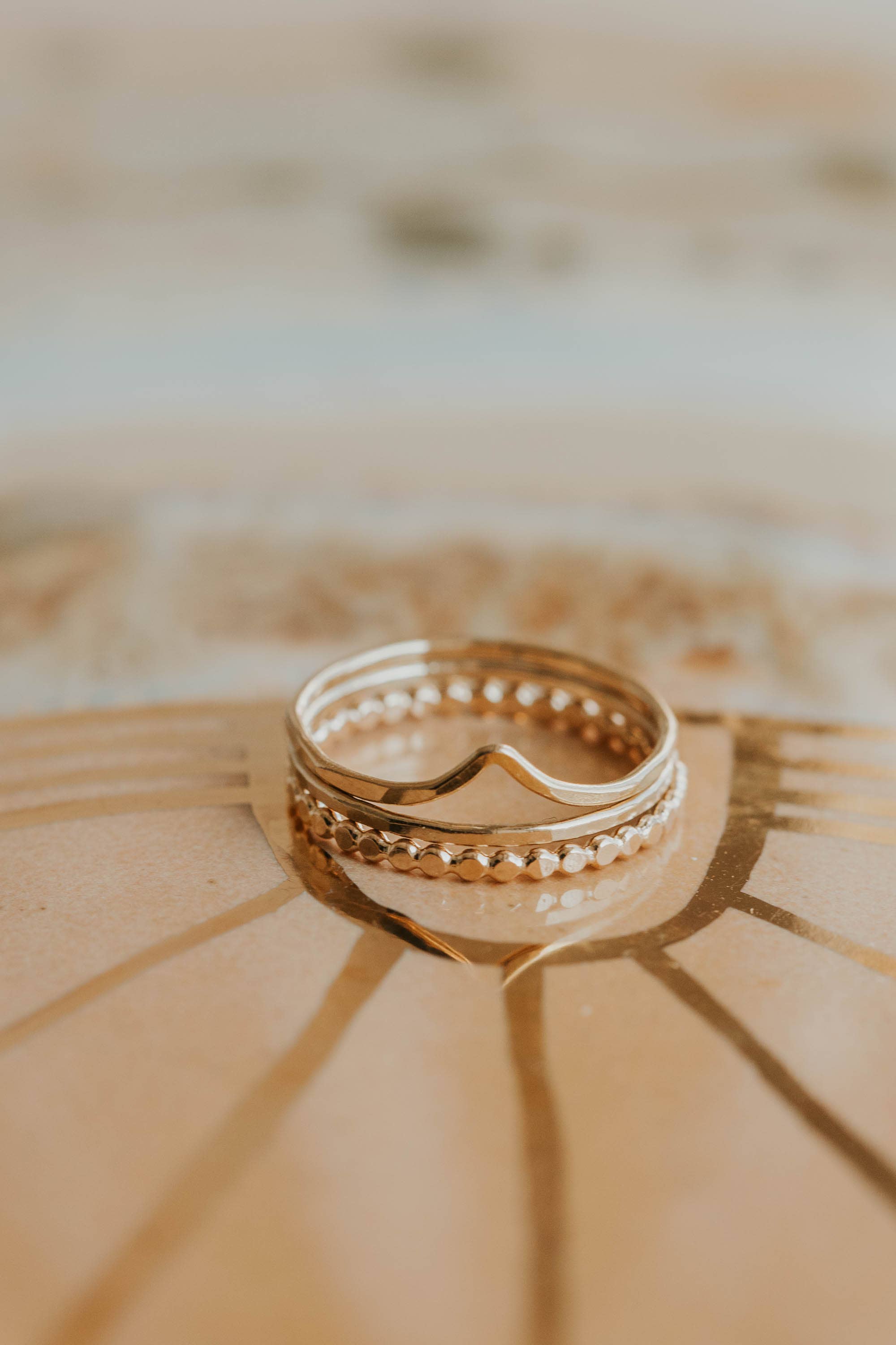 Valley Trio Stacking Rings
