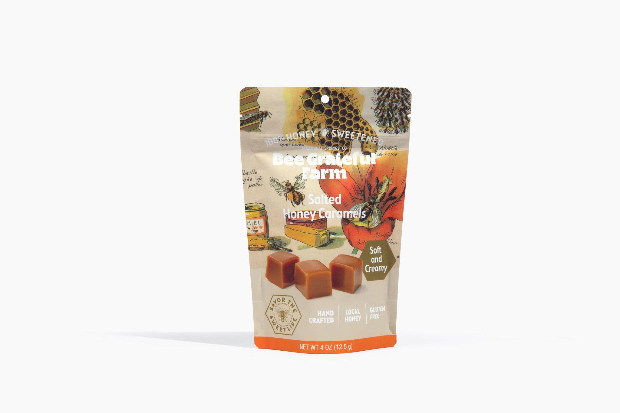 100% Honey Sweetened Salted Honey Caramel