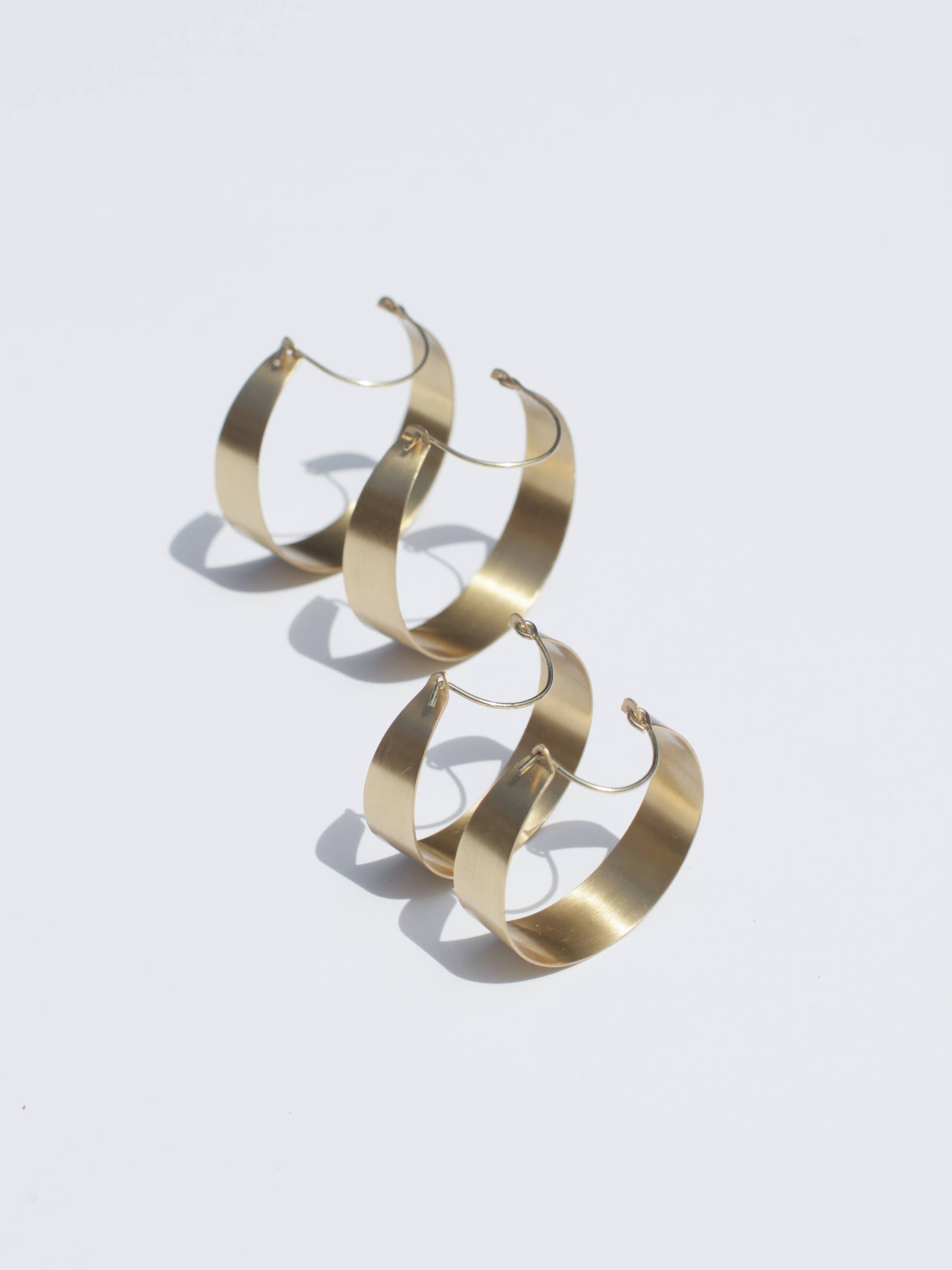 Brassy Statement Earrings