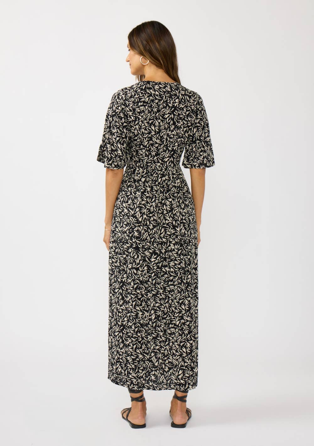 Floral Empire Waist Maxi Dress