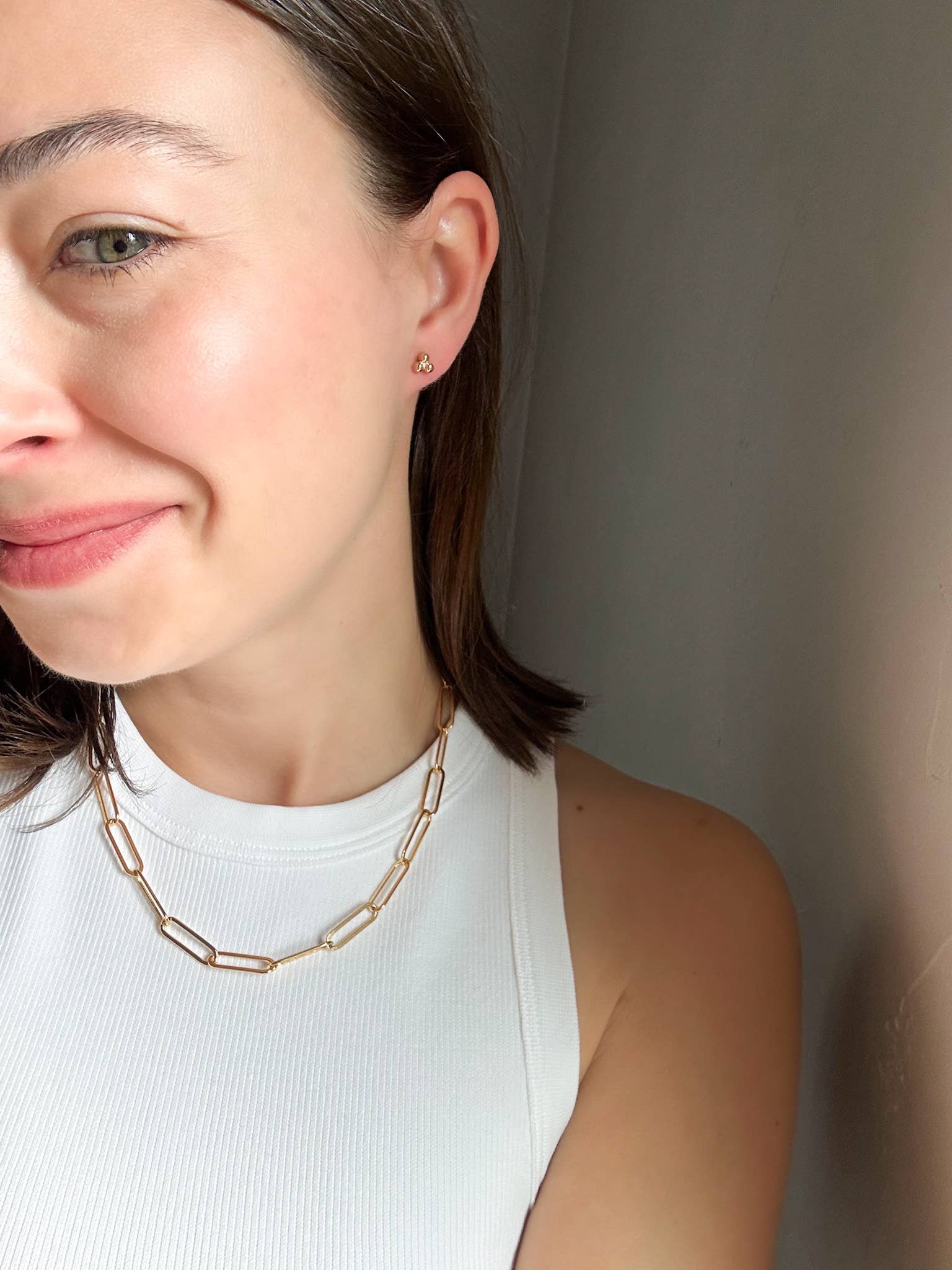 Triple Dot Studs | Gold Fill