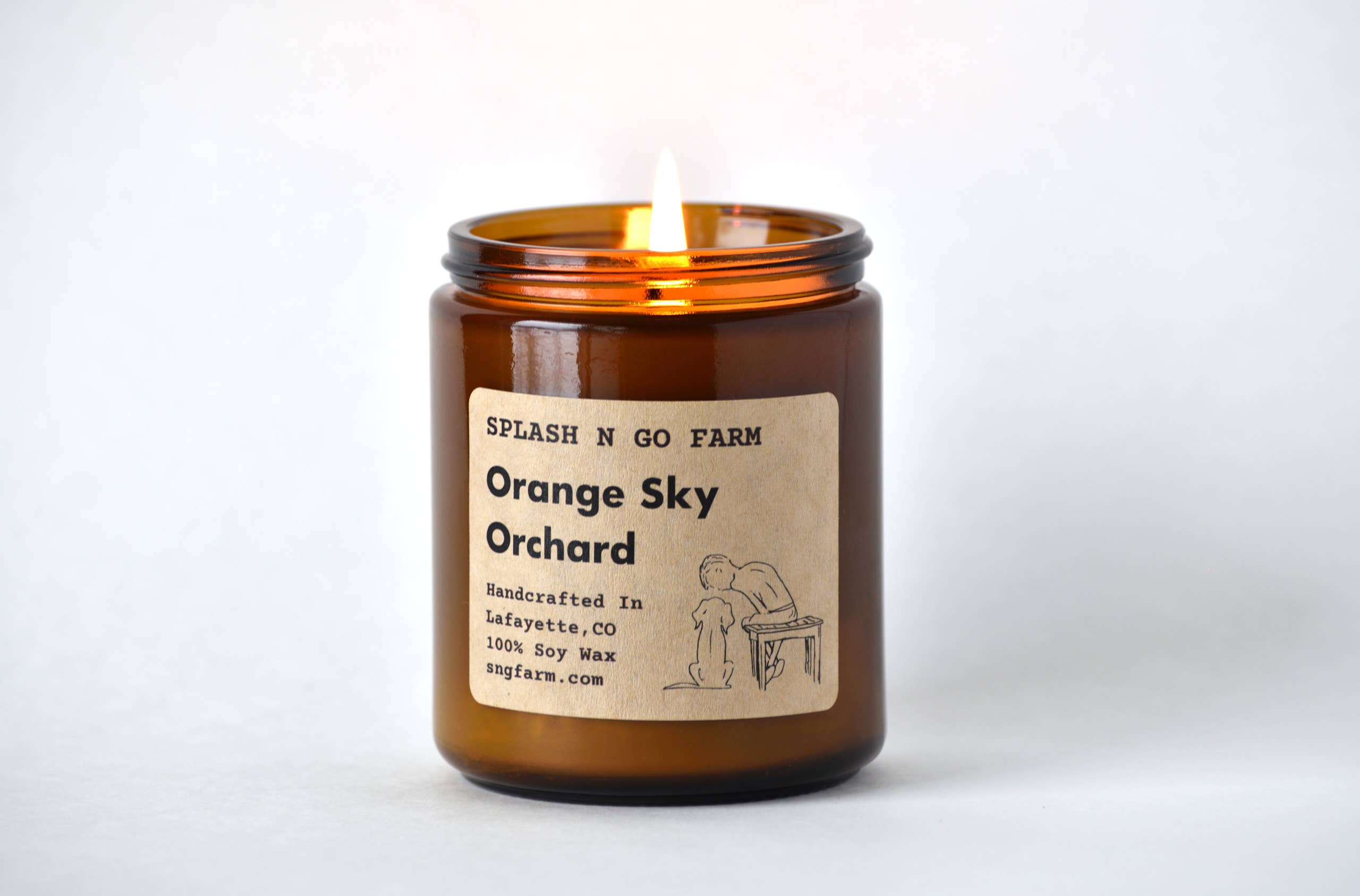 Orange Sky Orchard - 8 oz Soy Candle